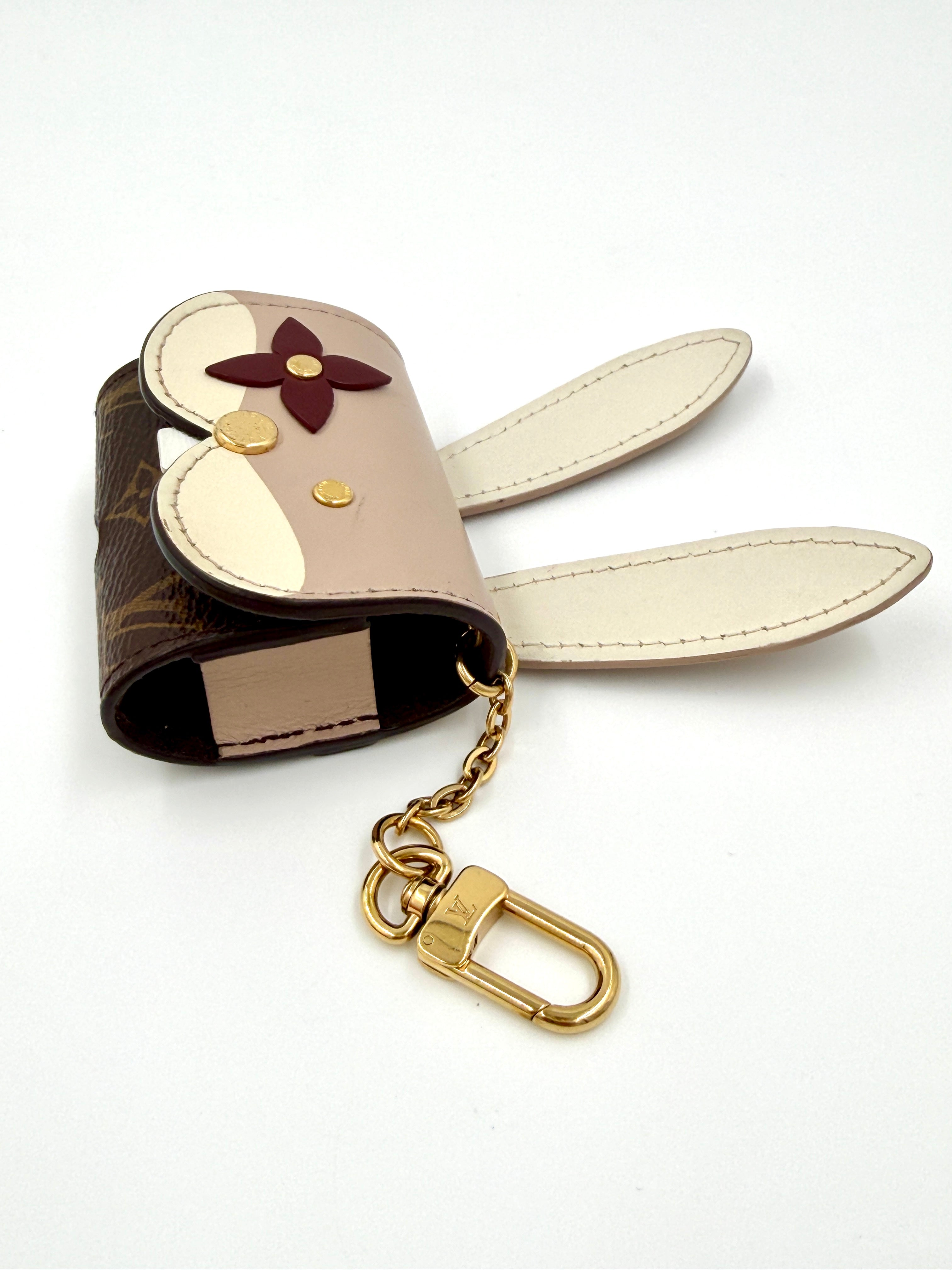 Pre-owned Louis Vuitton Rabbit Etui Airpods Pro Case Bag Charm - Authenticated