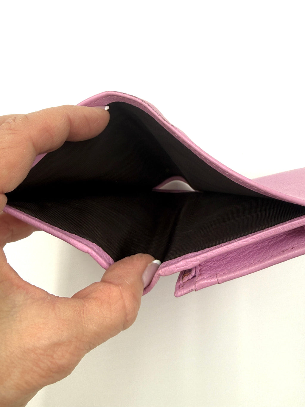 Pre-Owned Gucci GG Marmont Pink Leather Crystal Wallet - Authenticated