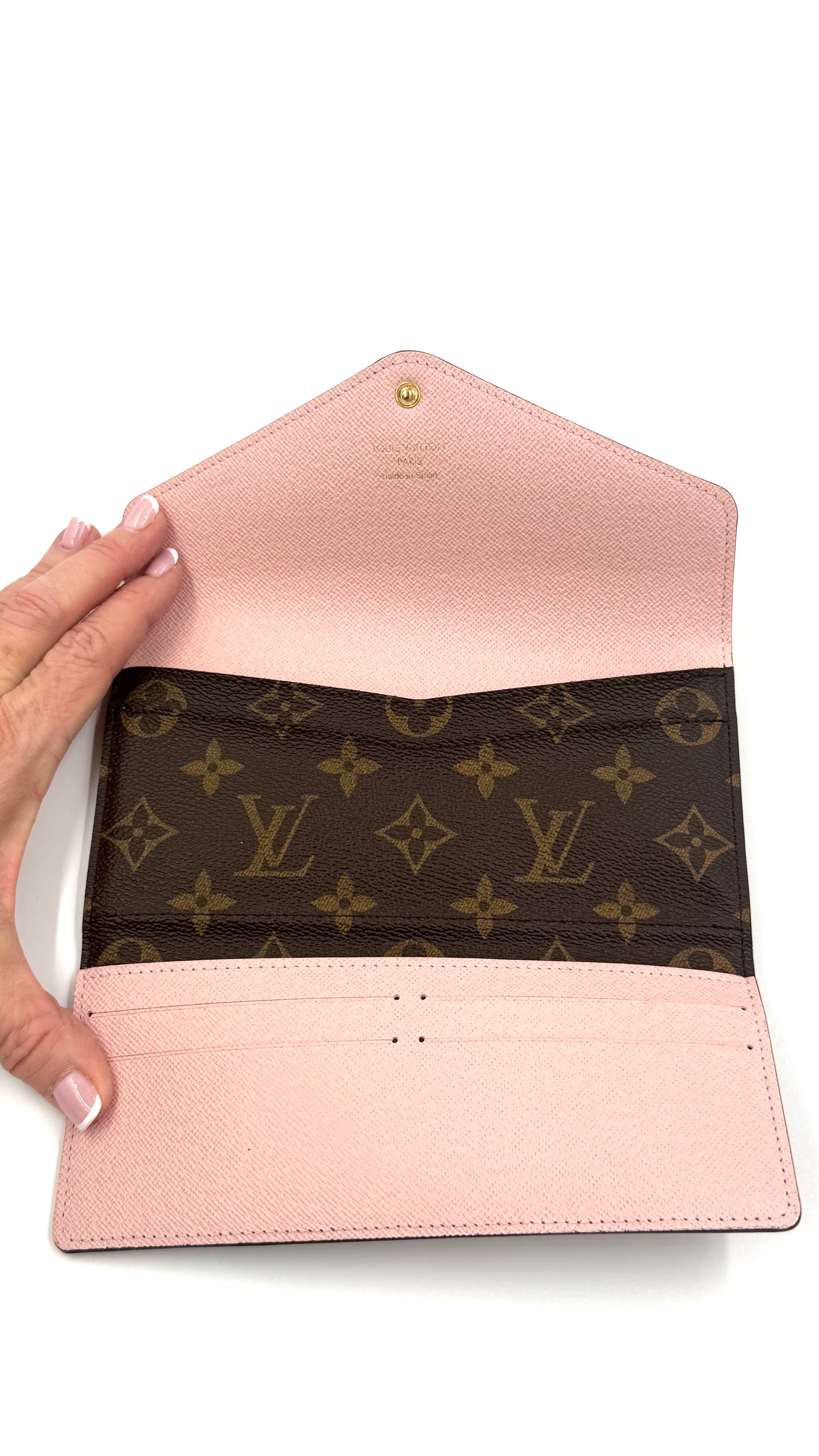 Pre-Owned Louis Vuitton Envelope Wallet with Removable Insert - Authenticated