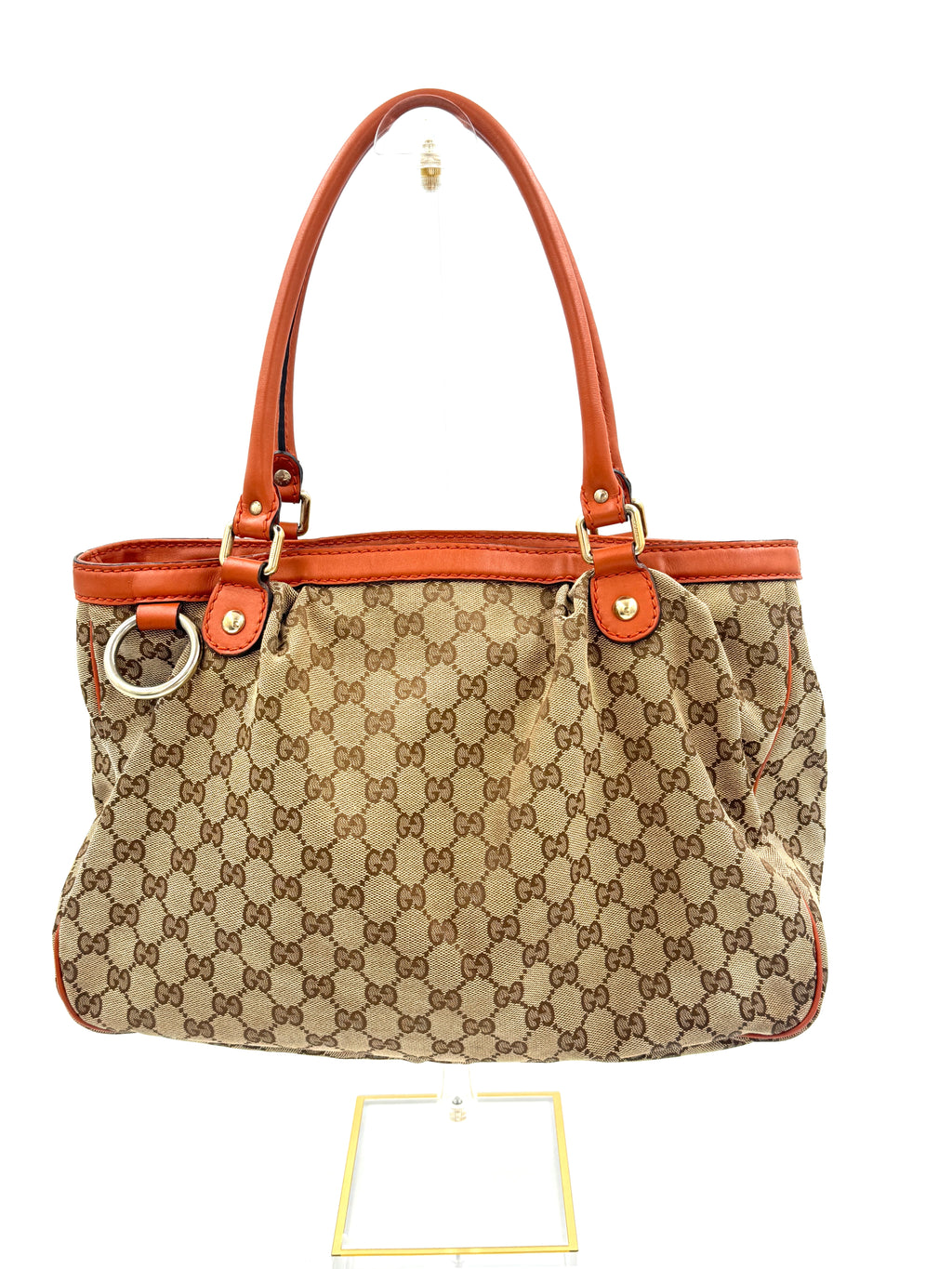 Pre-Owned Gucci GG Canvas Sukey Handbag Large - Authenticated