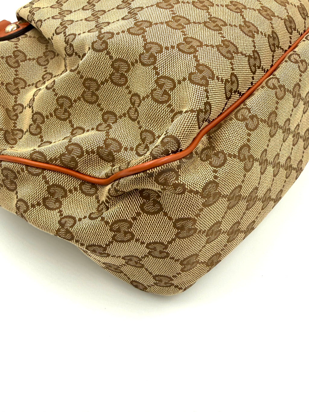 Pre-Owned Gucci GG Canvas Sukey Handbag Large - Authenticated