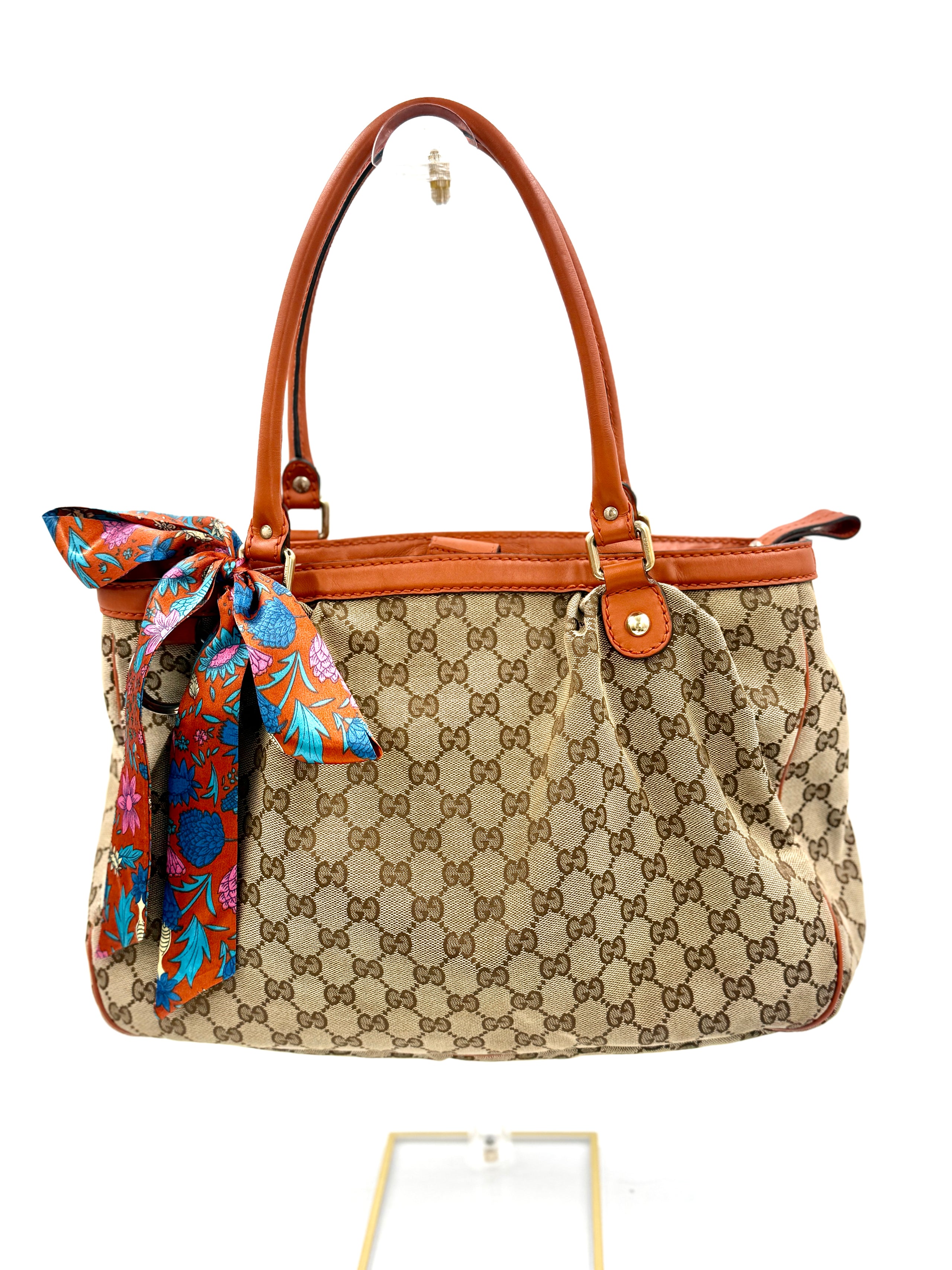 Pre-Owned Gucci GG Canvas Sukey Handbag Large - Authenticated