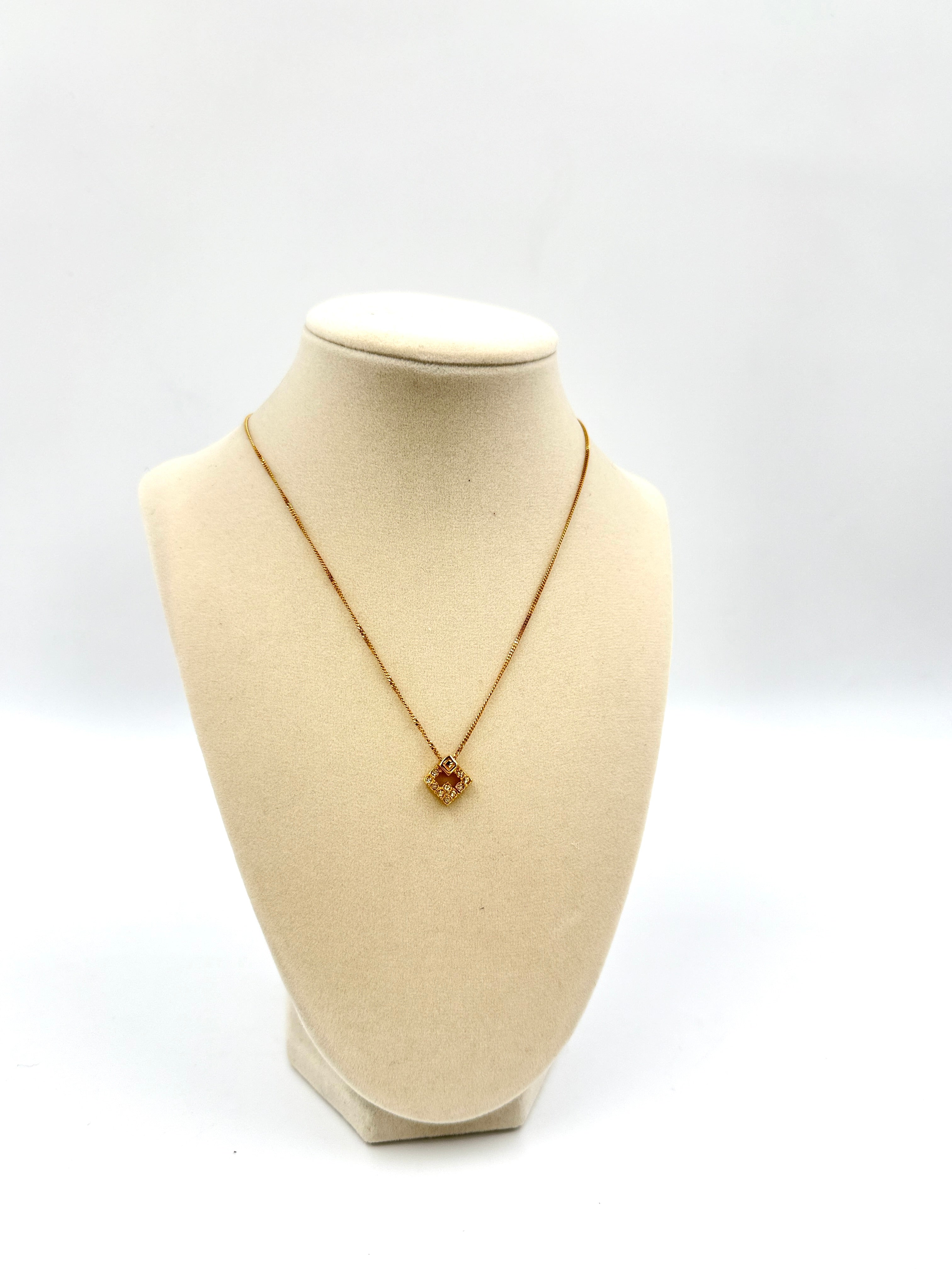 Pre-Owned Givenchy Vintage Crystal Pendant Necklace - Authenticated