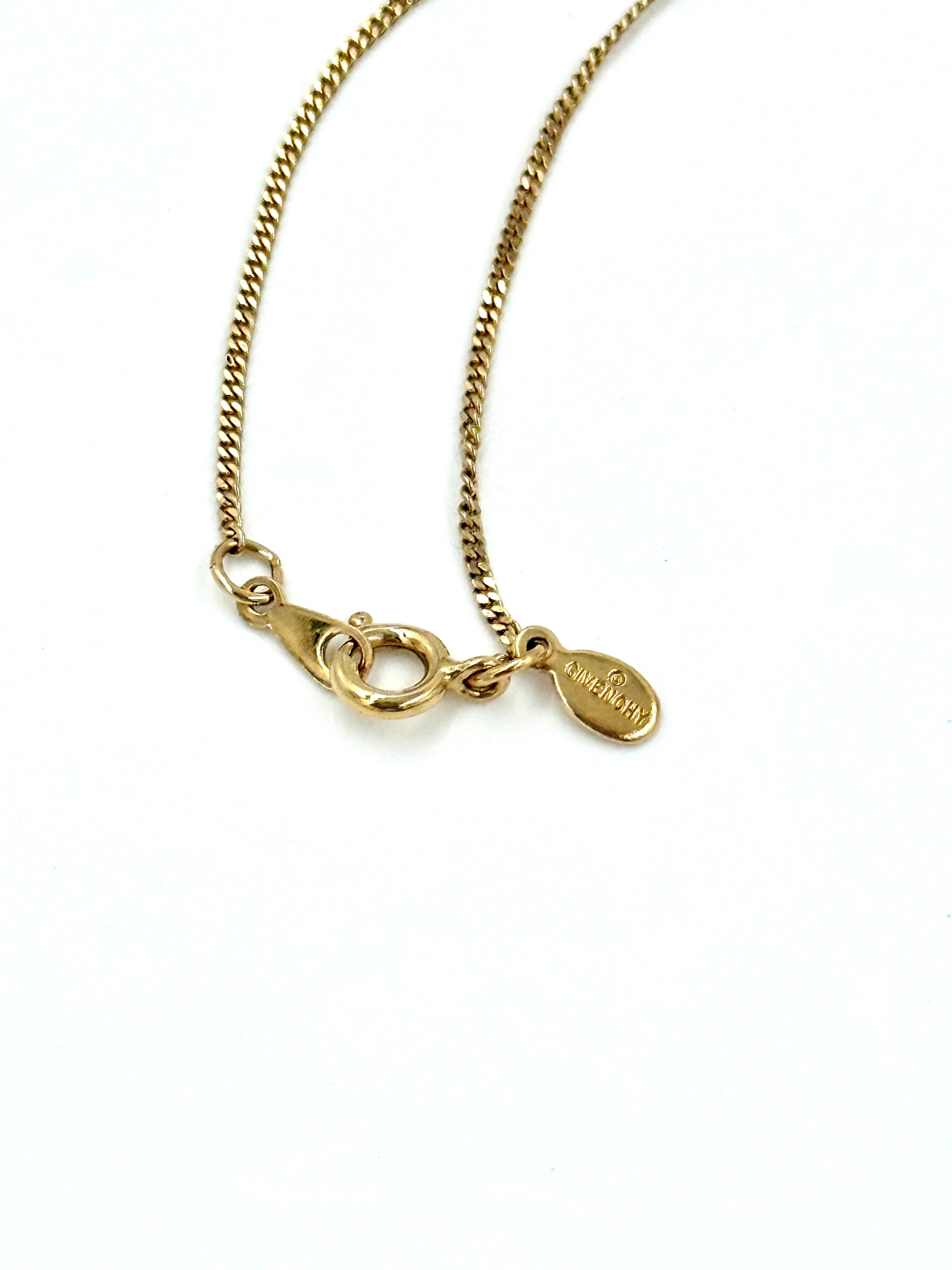 Pre-Owned Givenchy Vintage Crystal Pendant Necklace - Authenticated