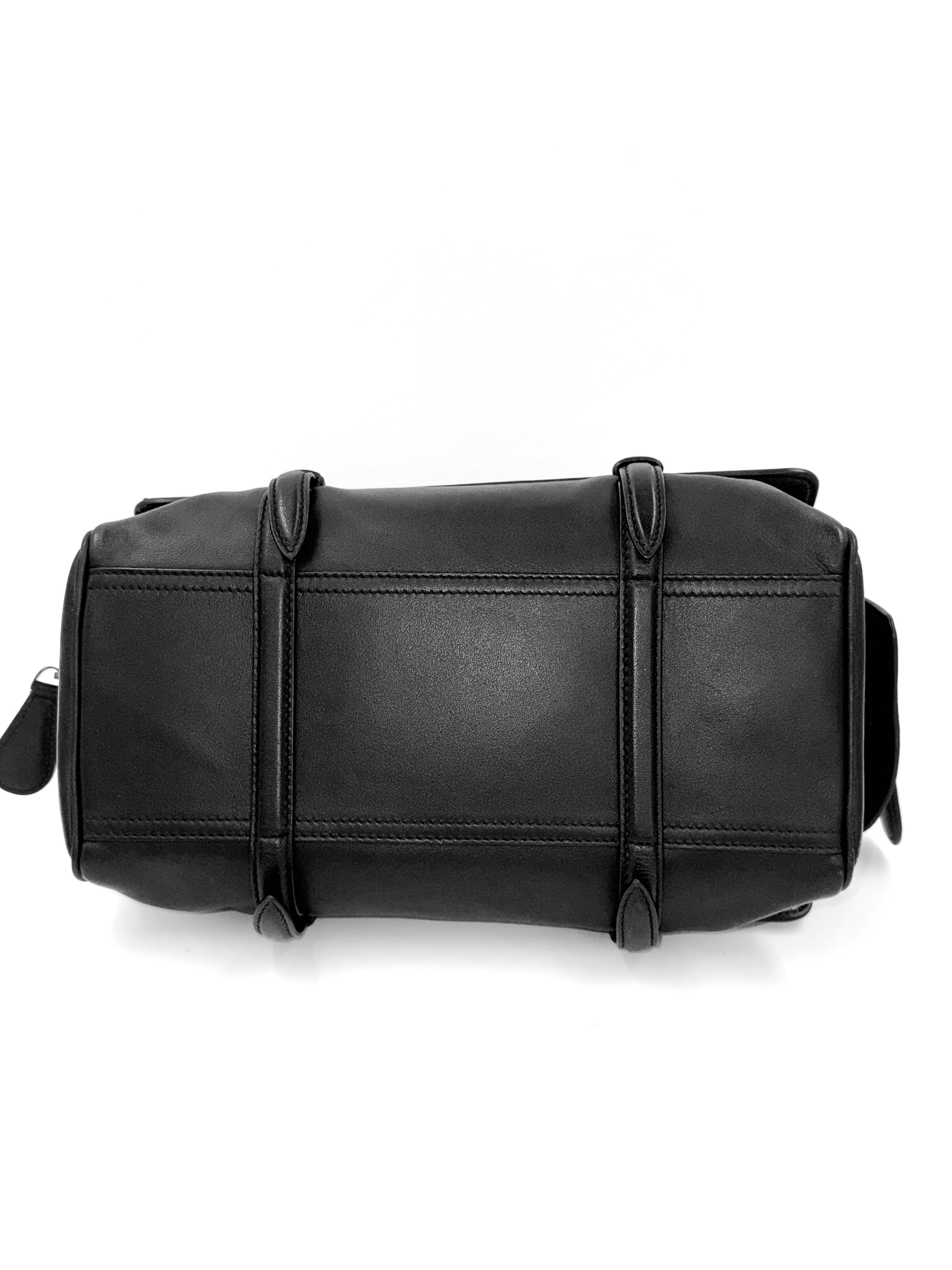 Pre-Owned Bottega Veneta Black Intrecciato Woven Nappa Leather Monaco Medium Satchel Bag - Authenticated