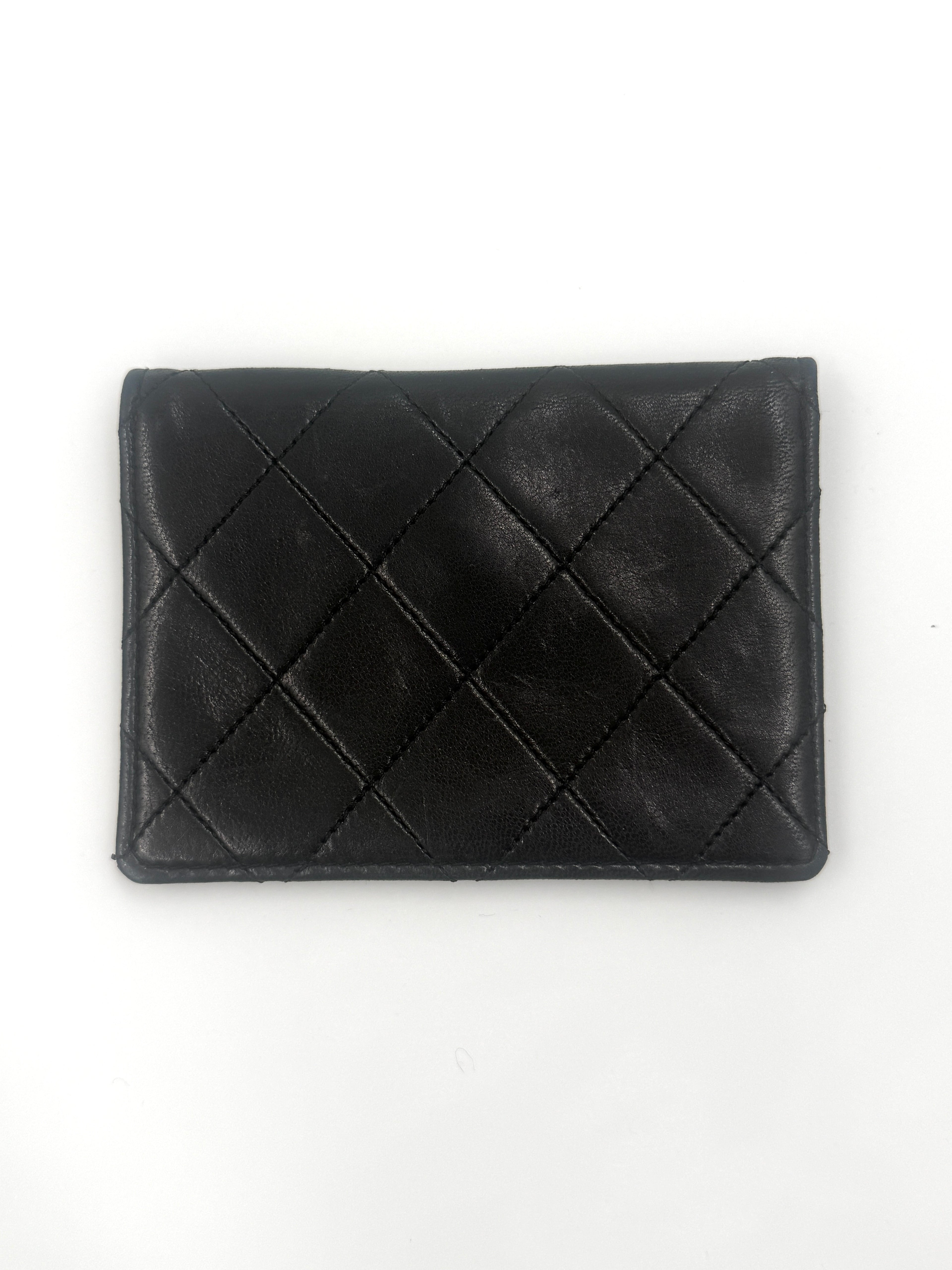 Pre-Owned Chanel  Rare Lambskin CC Chain Flap Bag Crossbody with Wallet - Authenticated