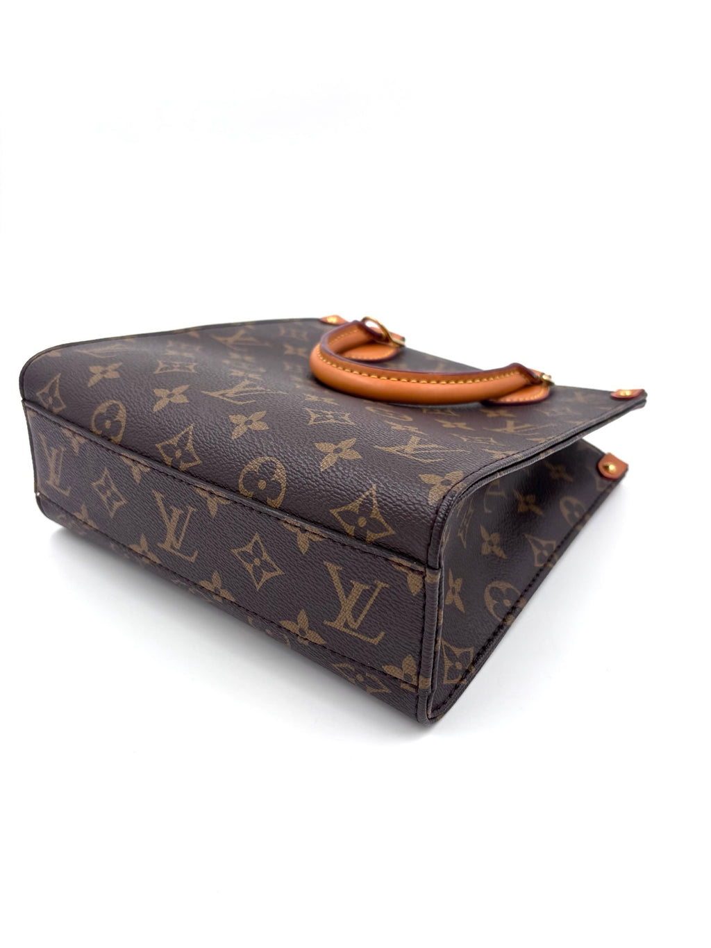 Pre-owned Louis Vuitton Sac Plat BB Monogram Canvas - Authenticated
