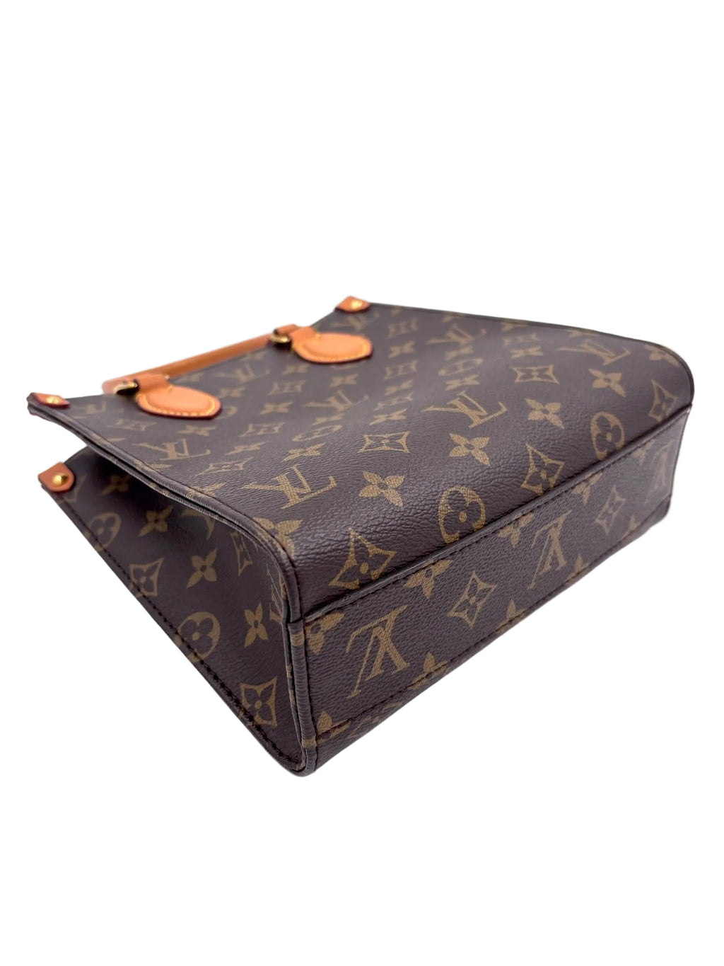 Pre-owned Louis Vuitton Sac Plat BB Monogram Canvas - Authenticated