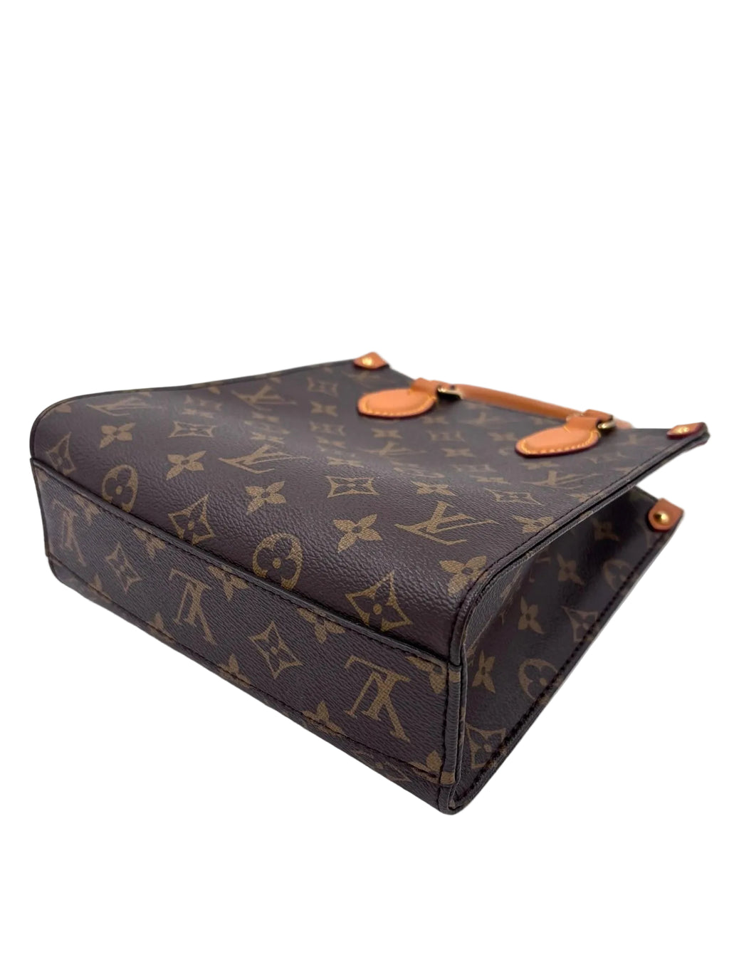 Pre-owned Louis Vuitton Sac Plat BB Monogram Canvas - Authenticated