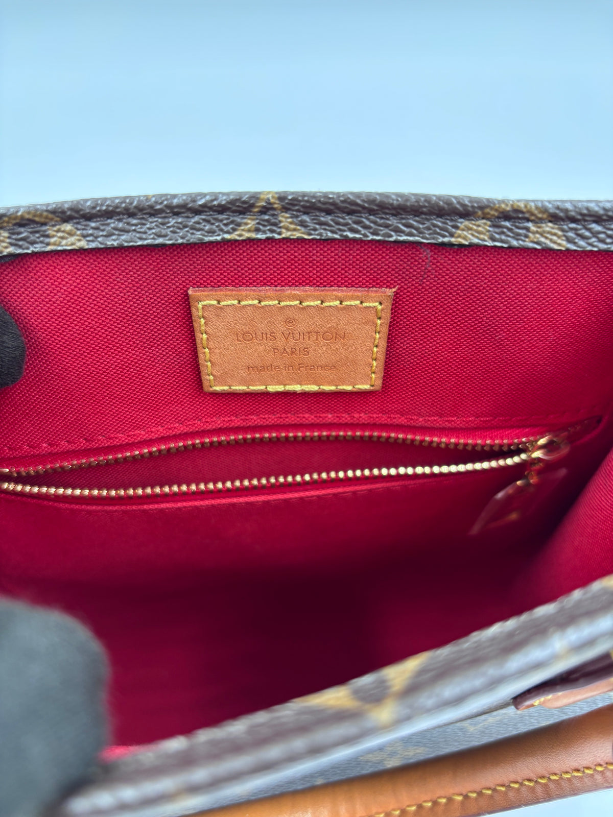Pre-owned Louis Vuitton Sac Plat BB Monogram Canvas - Authenticated
