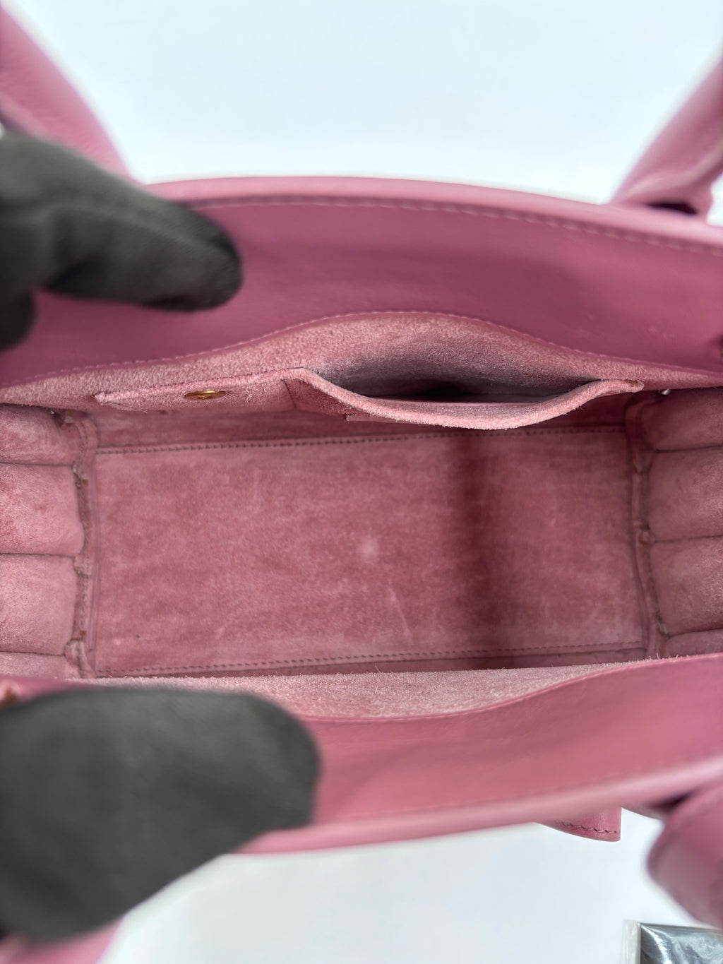 Pre-owned Saint Laurent Pink Sac de Jour Bag - Authenticated
