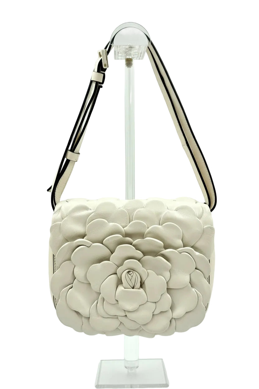 Pre-Owned Valentino Ivory Leather 03 Rose Edition Atelier Crossbody/Shoulder Bag - Authenticated
