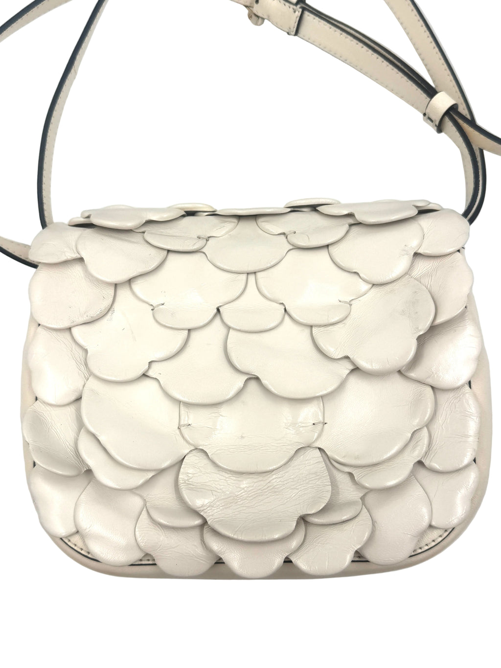 Pre-Owned Valentino Ivory Leather 03 Rose Edition Atelier Crossbody/Shoulder Bag - Authenticated