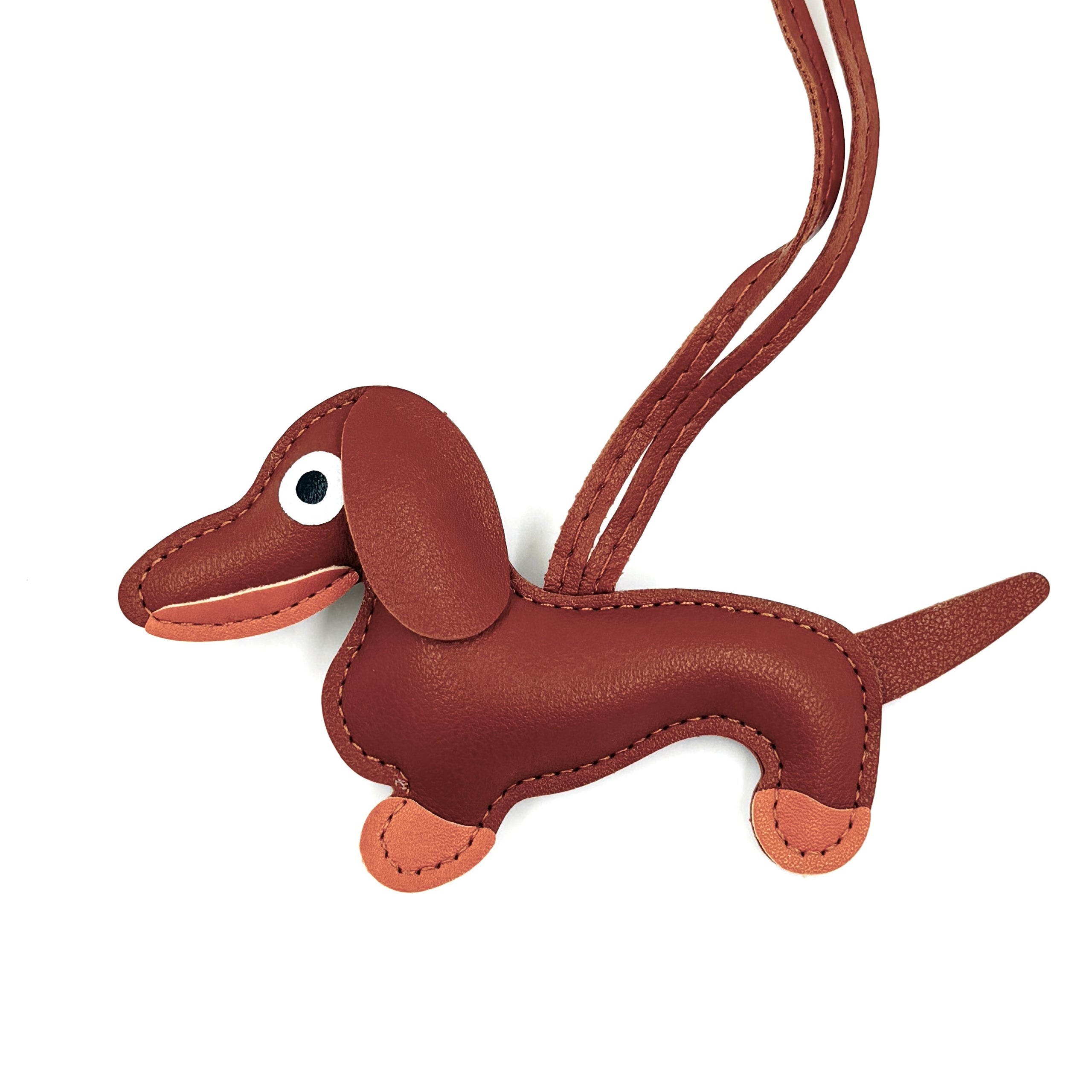 Light Brown Dachshund Bag Charm