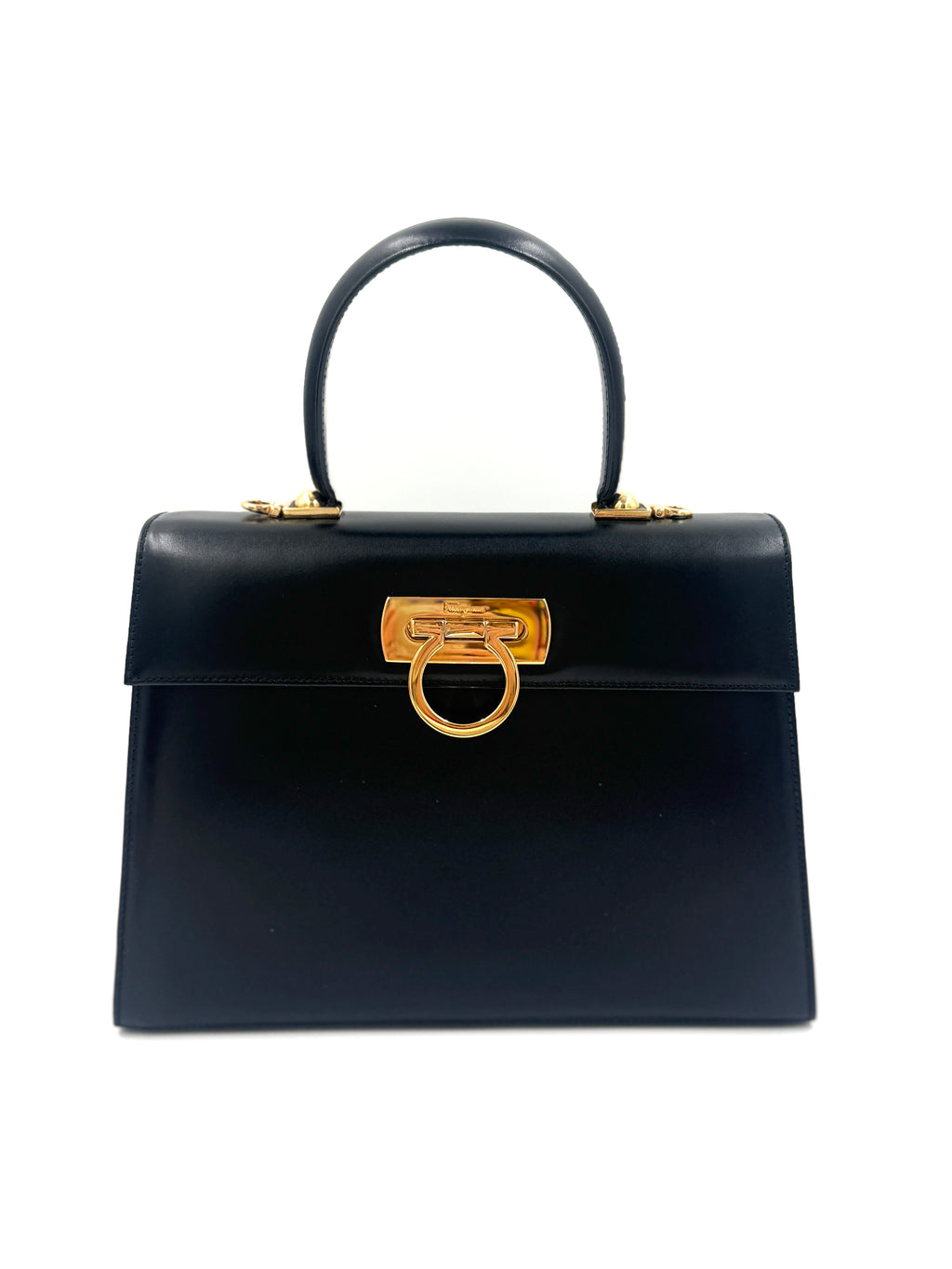 Pre-Owned Salvatore Ferragamo Gancini 2 Way Bag - Shoulder/Handle Bag - Authenticated