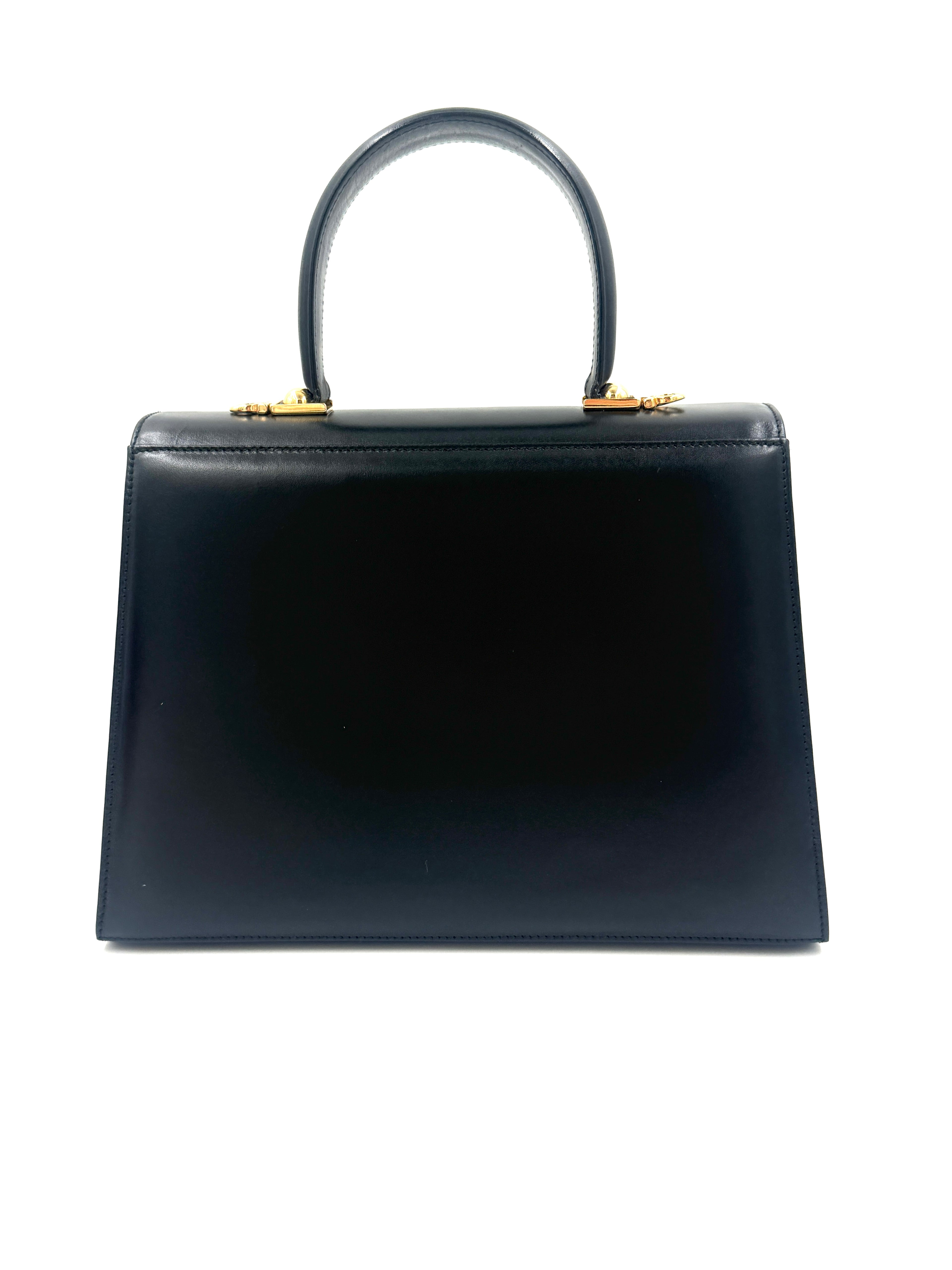 Pre-Owned Salvatore Ferragamo Gancini 2 Way Bag - Shoulder/Handle Bag - Authenticated
