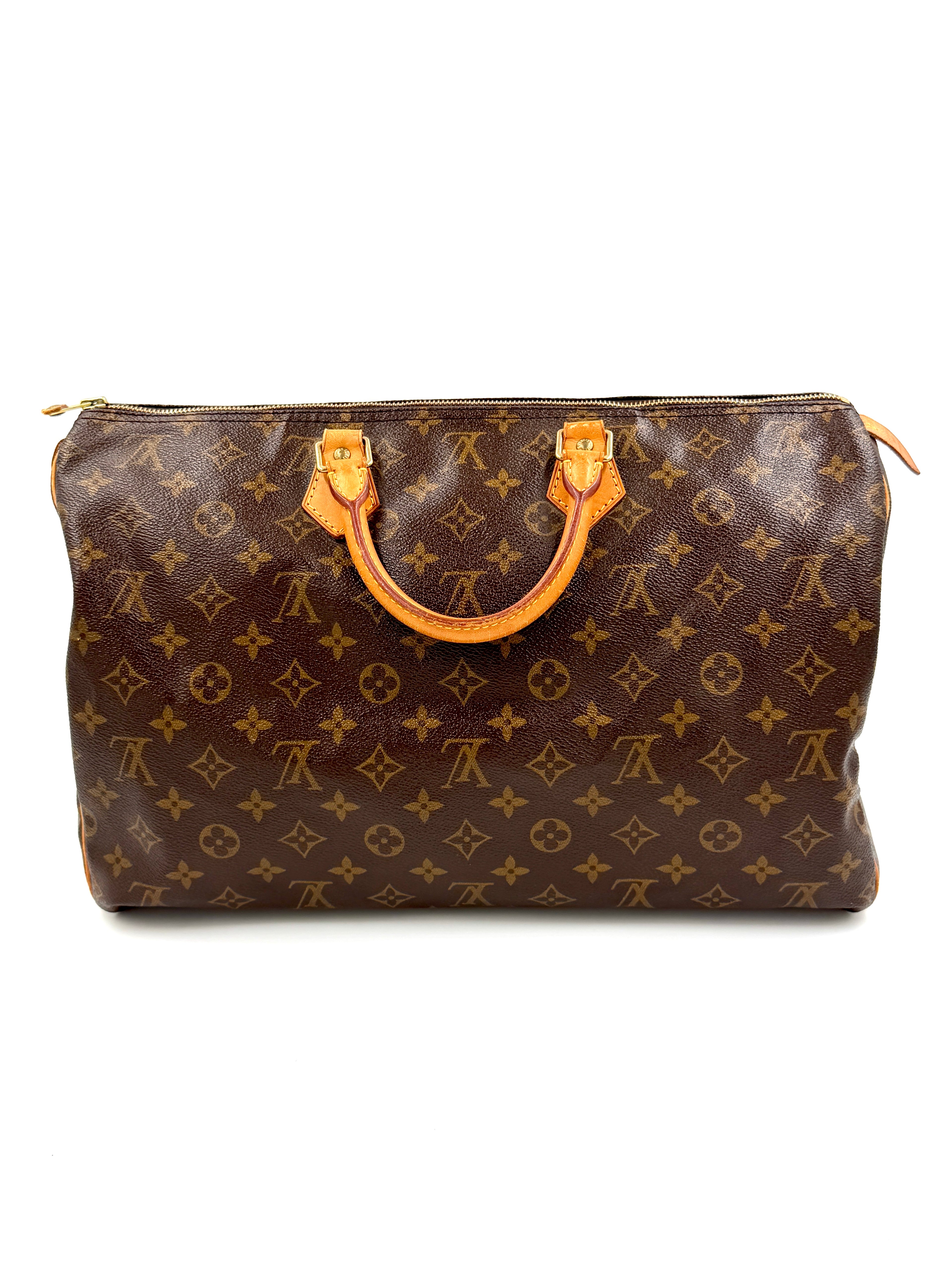 Pre-owned Louis Vuitton Monogram Speedy 40 - Authenticated