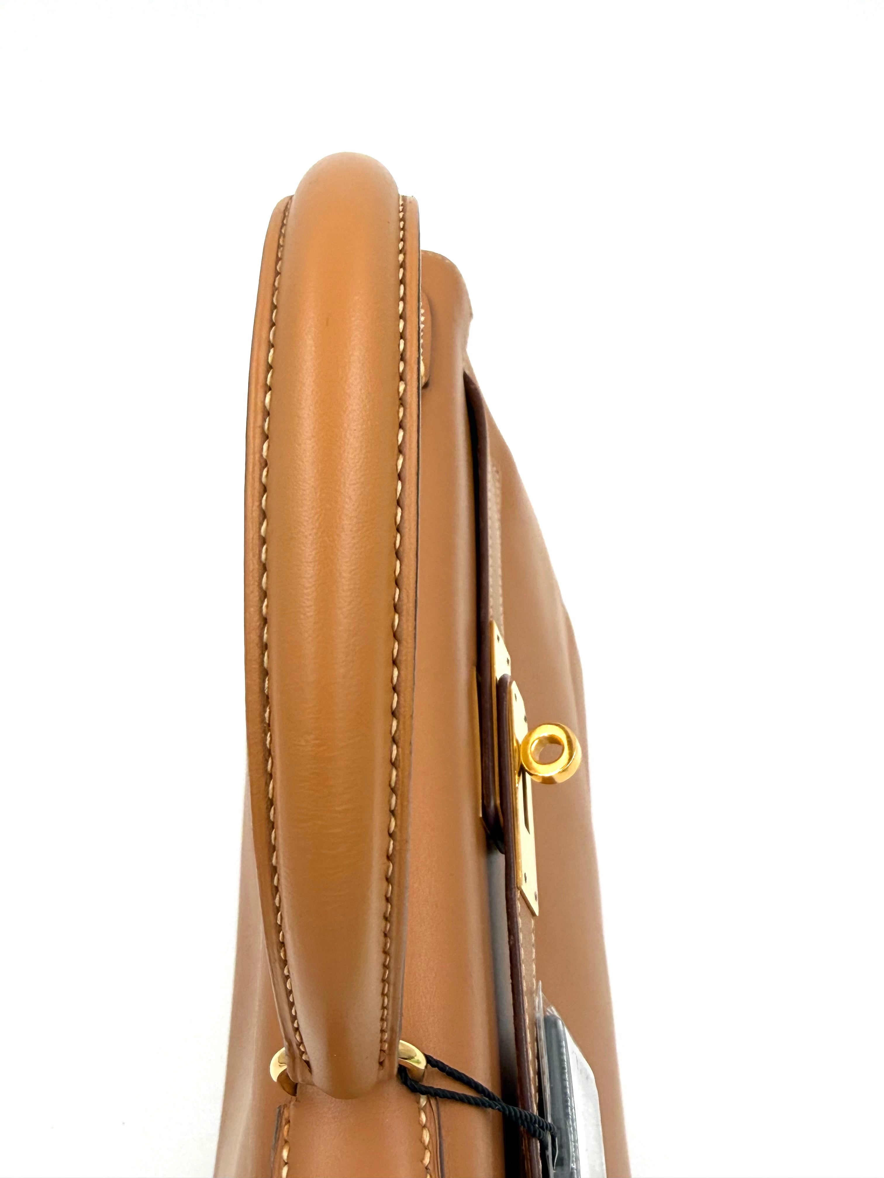 Pre-owned Hermès Vintage 1992 Kelly 28 Gold Gulliver Leather GHW - Authenticated