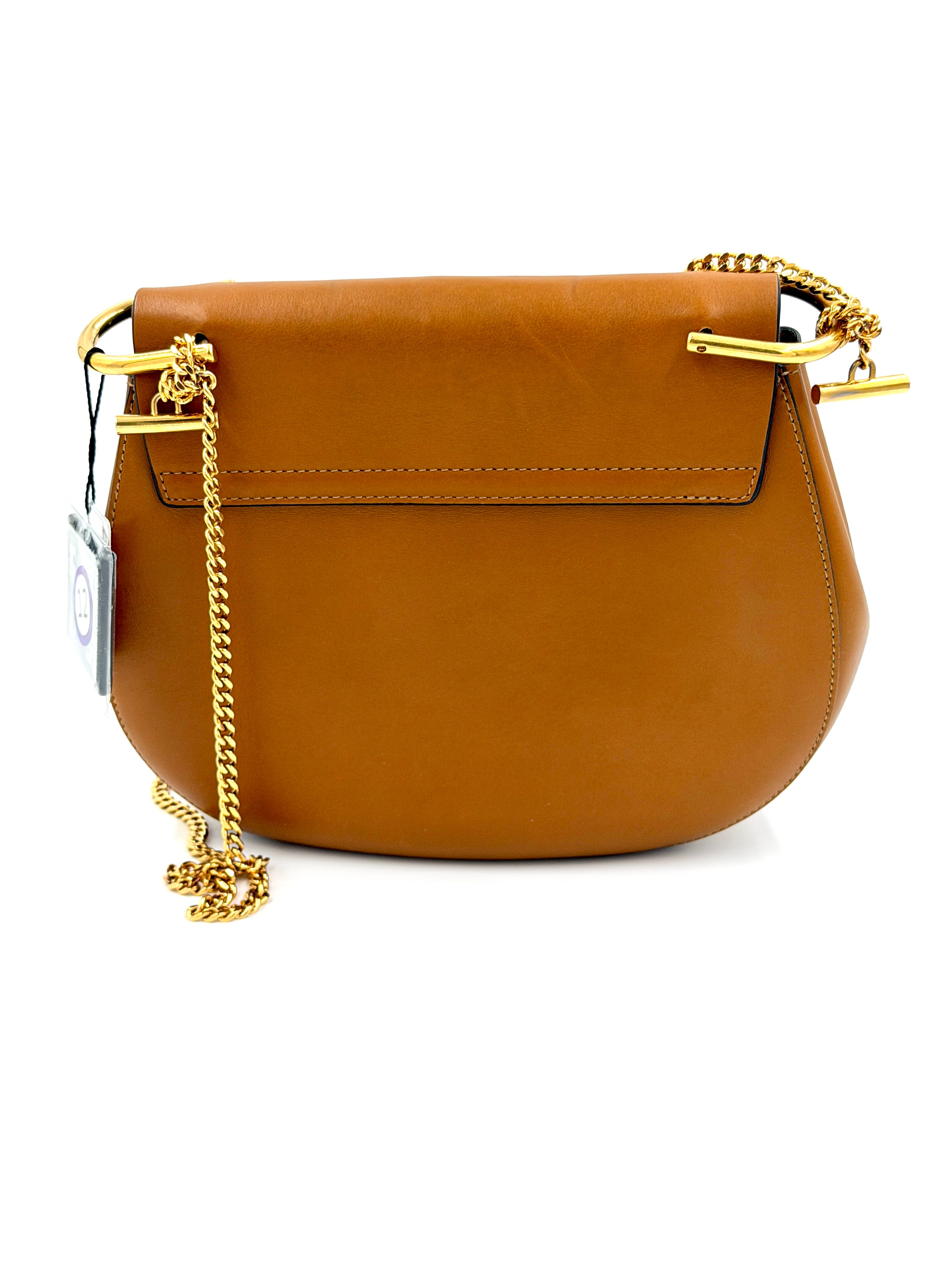 Pre-owned Chloé Drew Patchwork Studded Medium Chain Bag - Authenticated