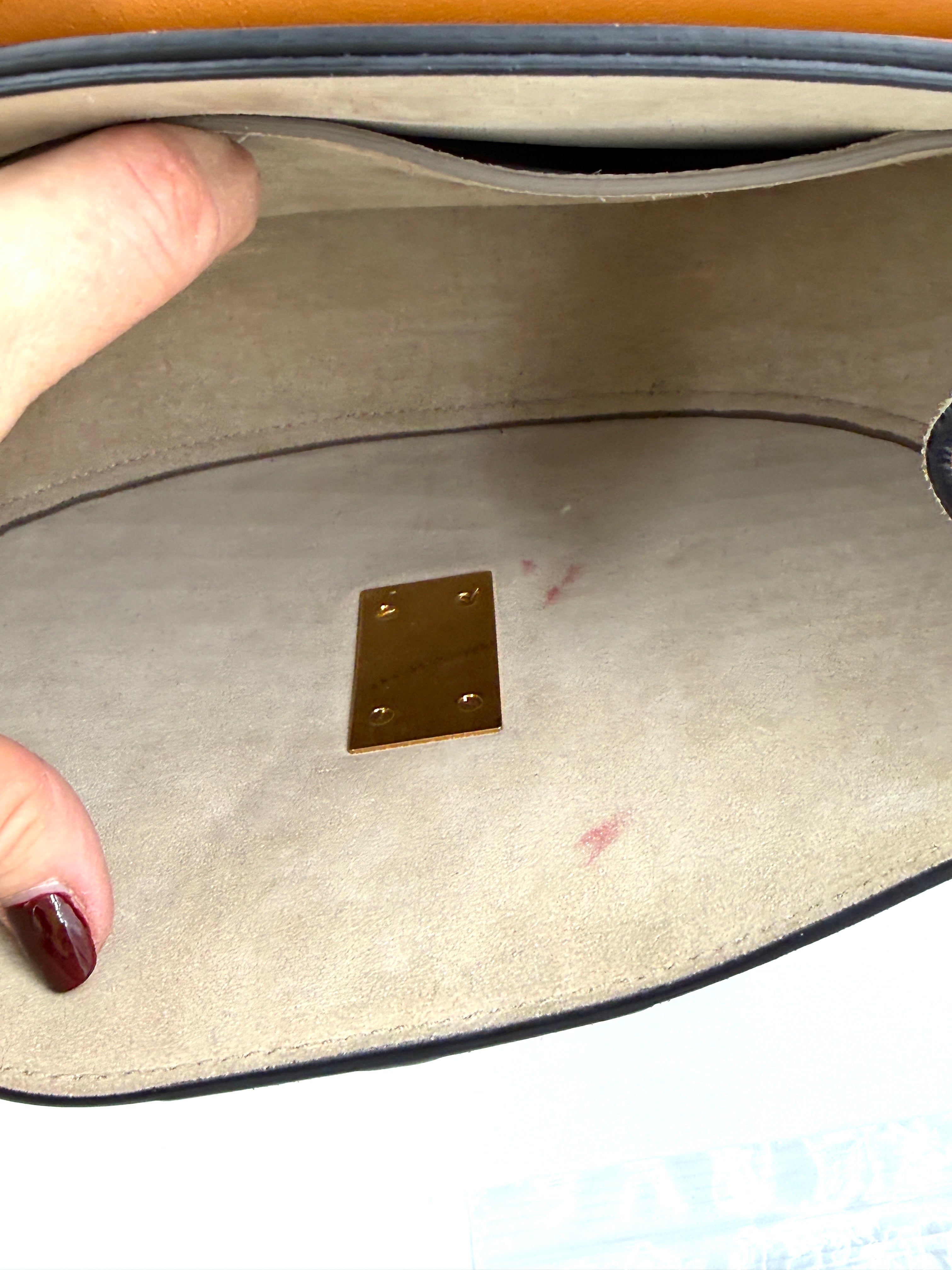 Pre-owned Chloé Drew Patchwork Studded Medium Chain Bag - Authenticated