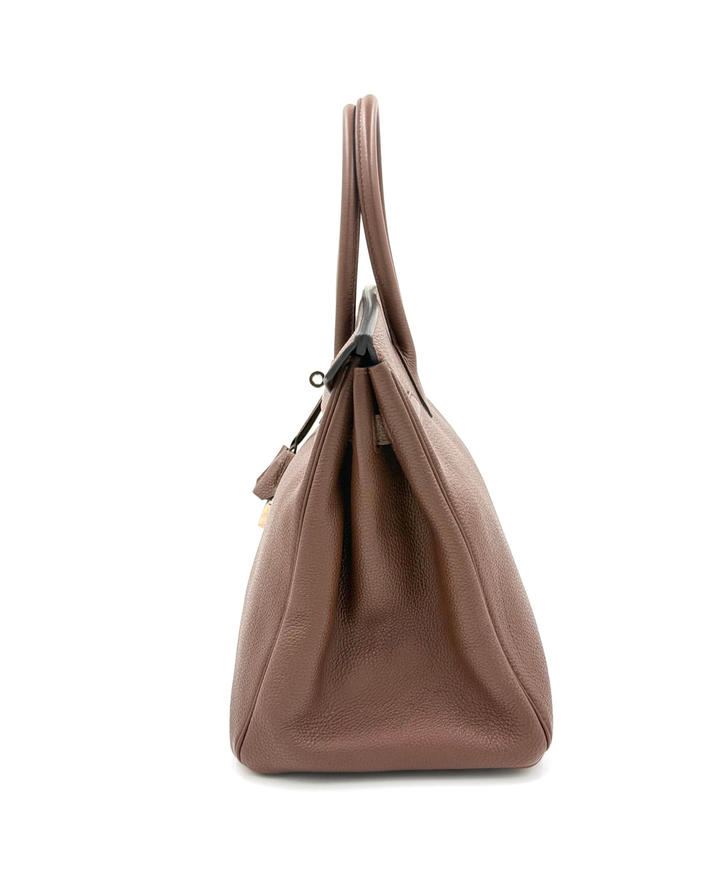 Pre-owned Hermès Birkin 35 Chocolat Togo Leather PHW - Authenticated