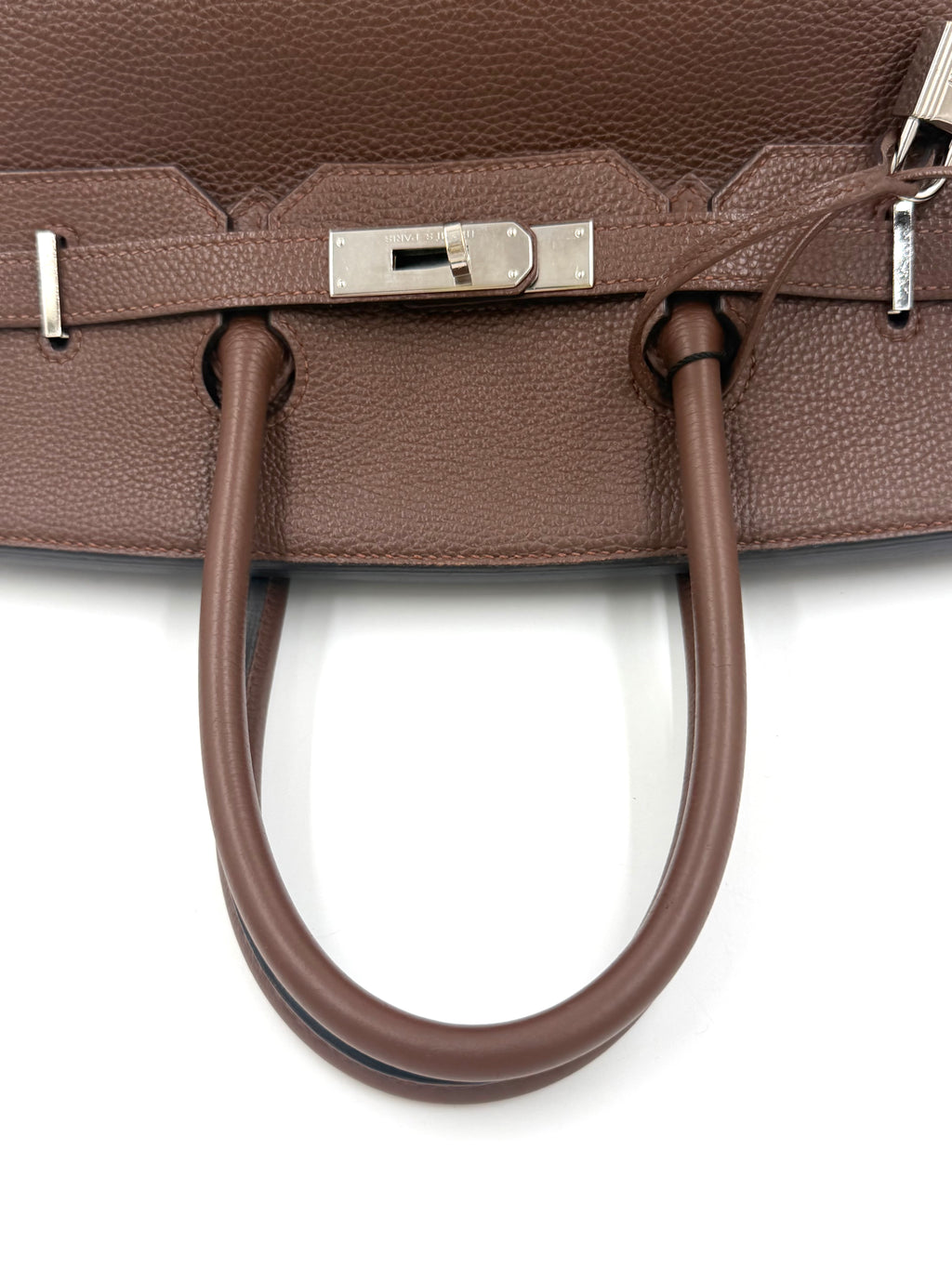 Pre-owned Hermès Birkin 35 Chocolat Togo Leather PHW - Authenticated