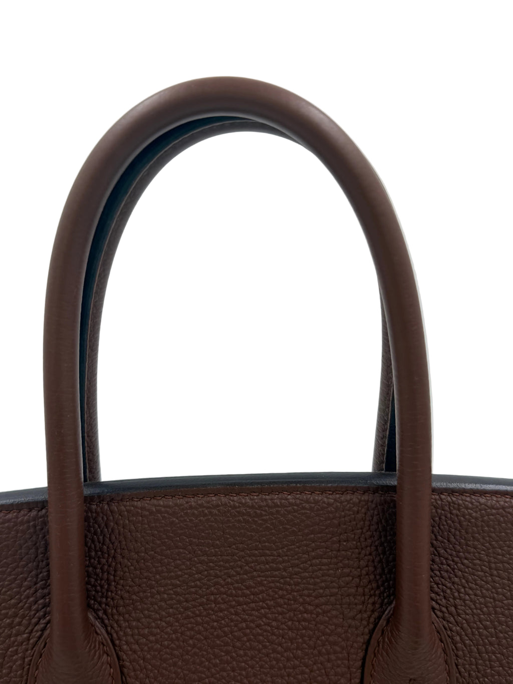Pre-owned Hermès Birkin 35 Chocolat Togo Leather PHW - Authenticated
