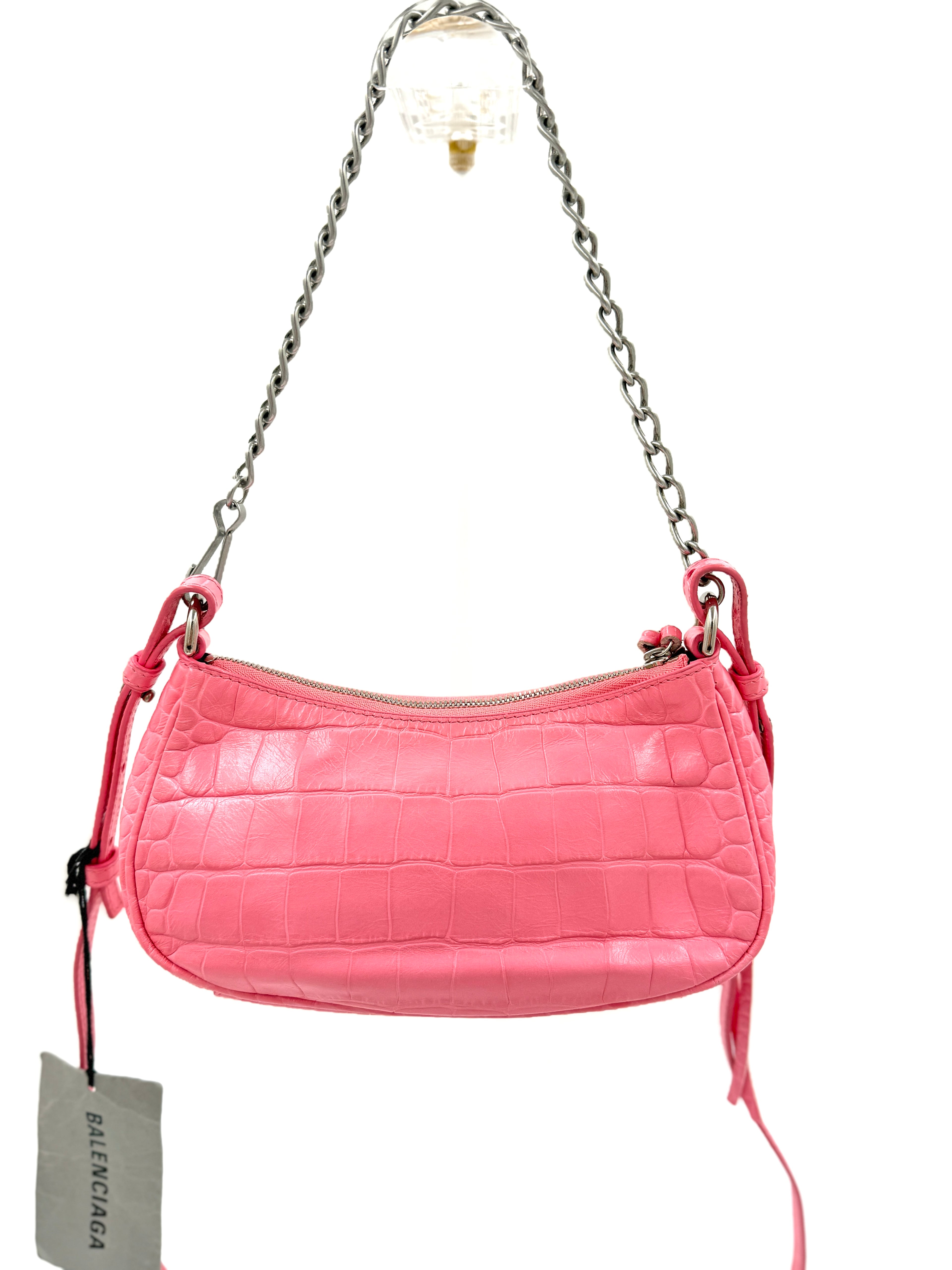 Pre-Owned Balenciaga Mini Le Cagole Bag Pink with Tag - Authenticated