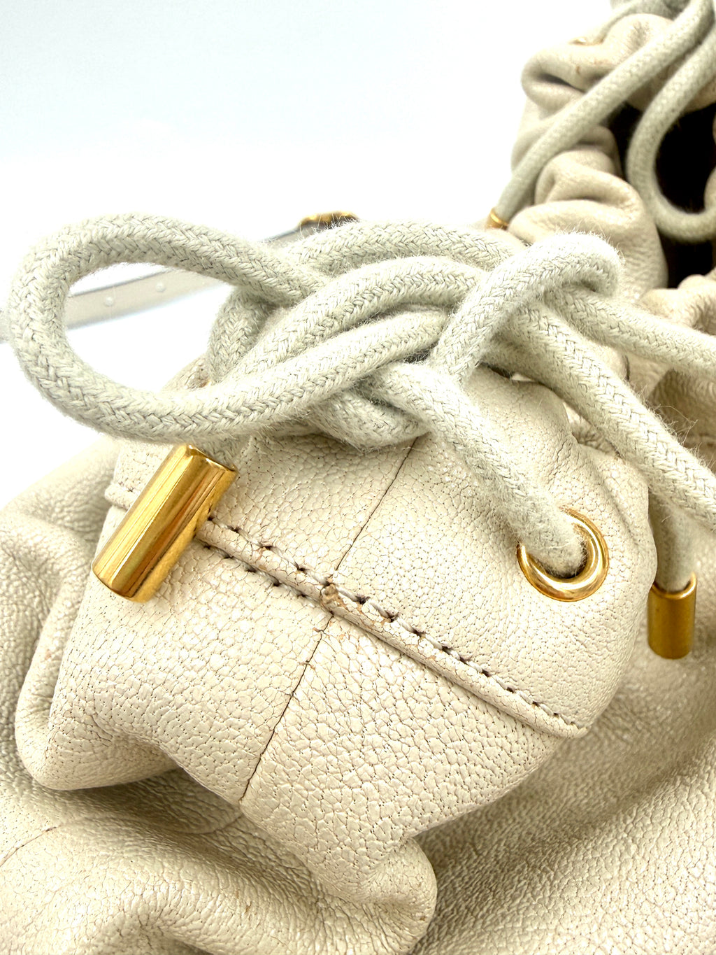 Pre-Owned Gucci Leather Horsebit 1955 Bucket Bag with Crossbody Strap - Authenticated