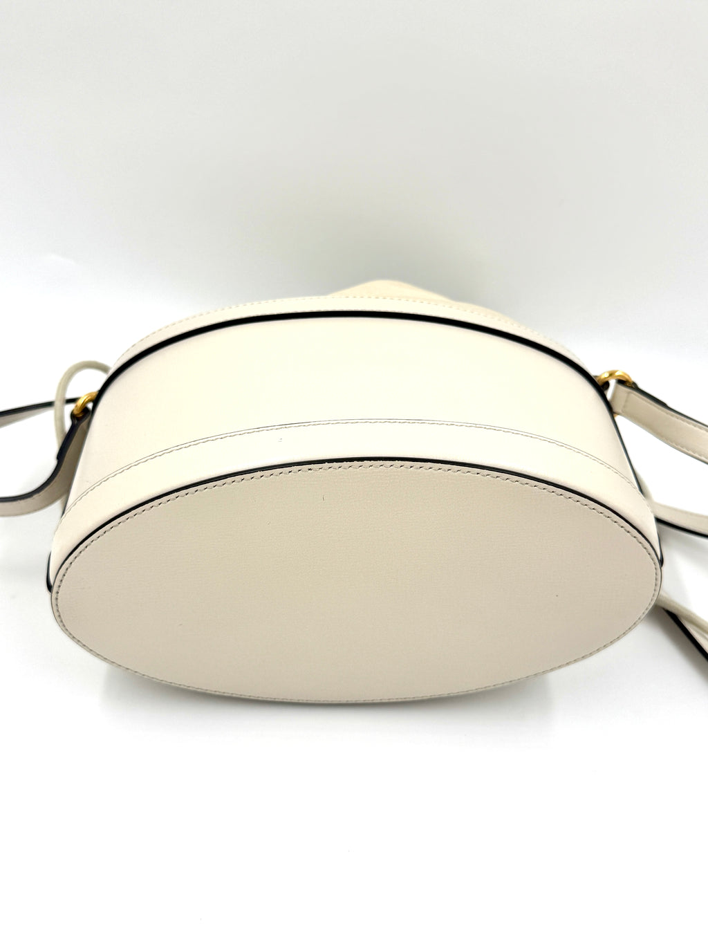 Pre-Owned Gucci Leather Horsebit 1955 Bucket Bag with Crossbody Strap - Authenticated