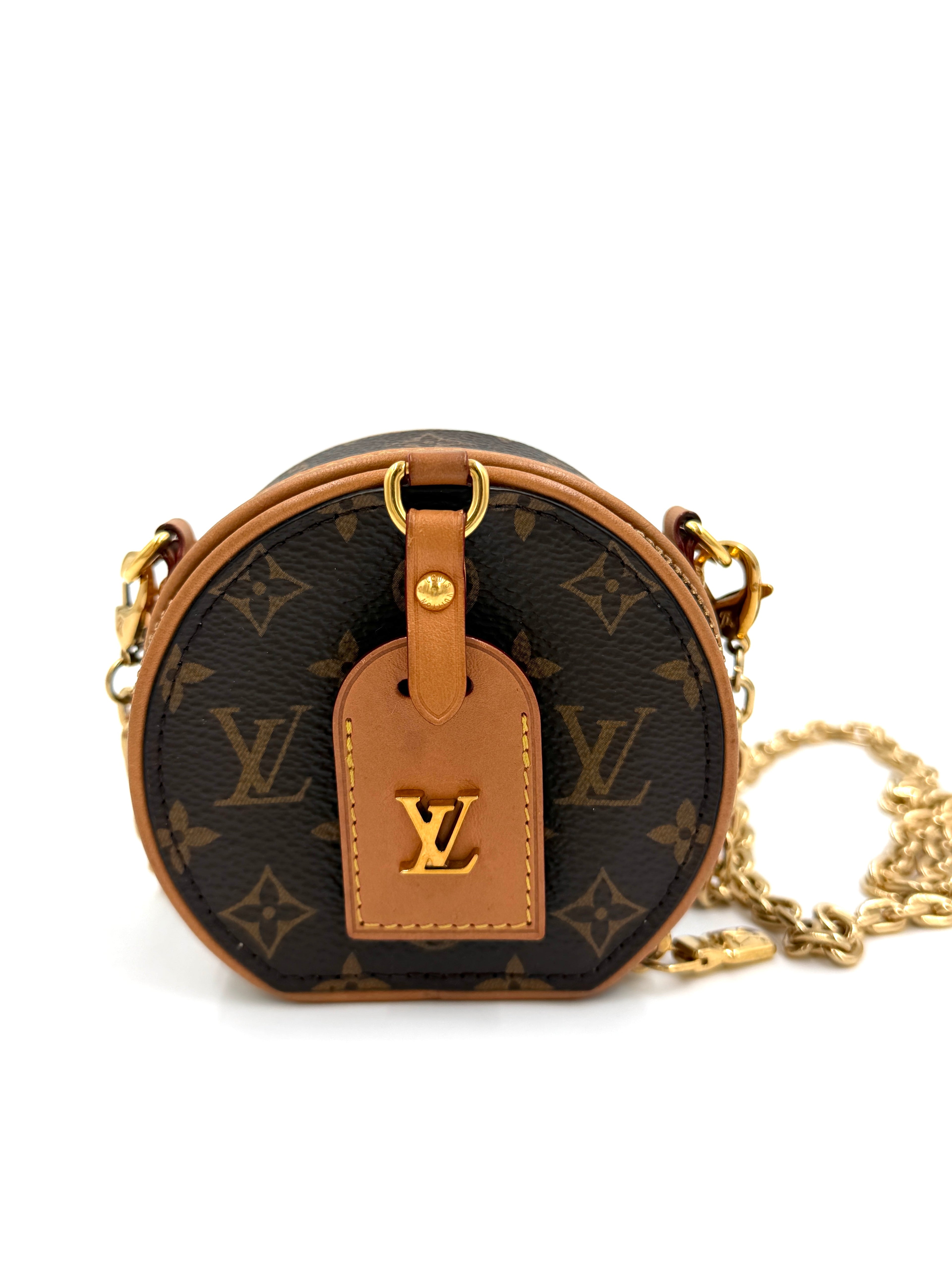 Pre-owned Louis Vuitton Monogram Canvas Mini Boite Chapeau Bag - Authenticated