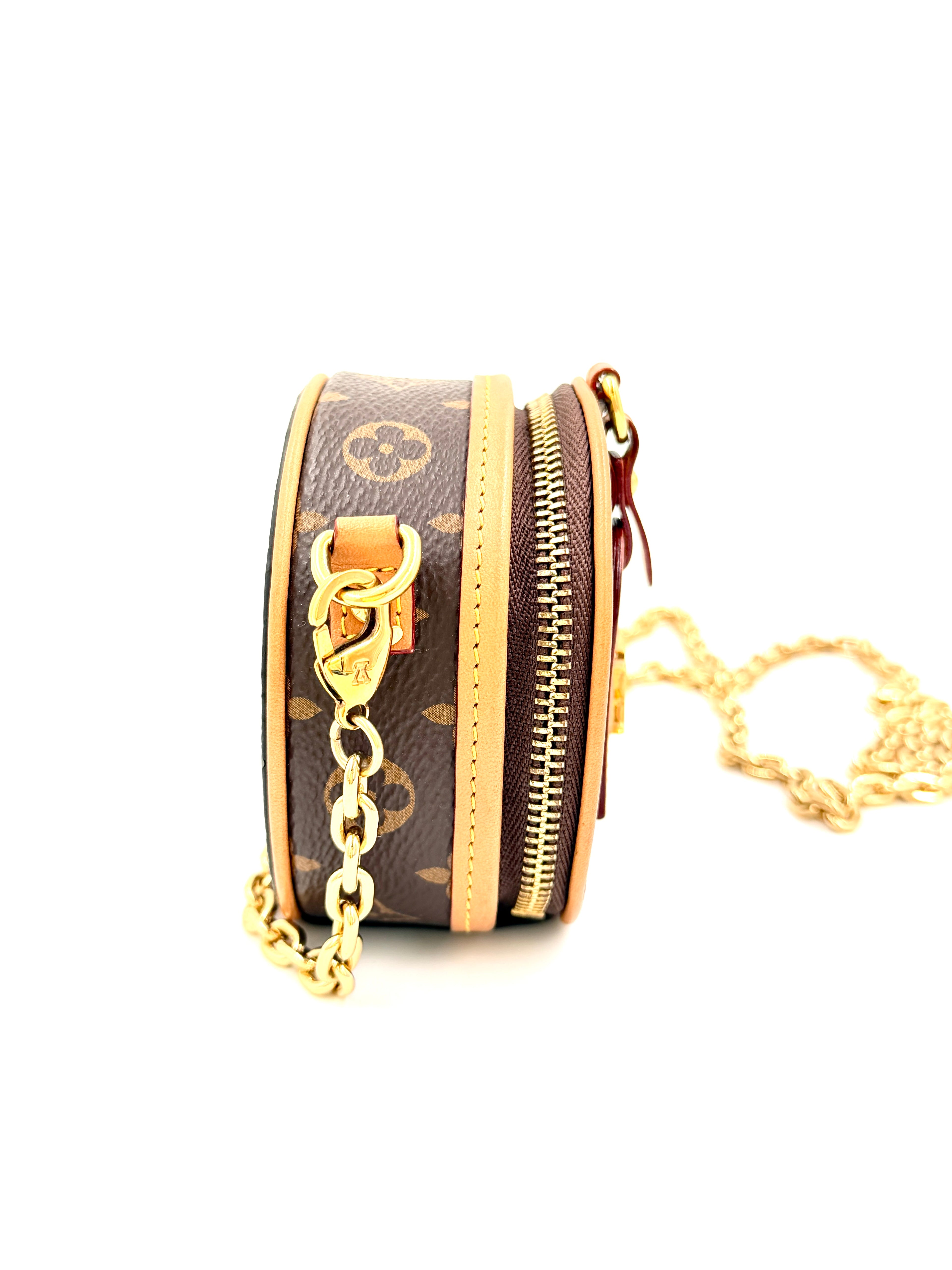 Pre-owned Louis Vuitton Monogram Canvas Mini Boite Chapeau Bag - Authenticated