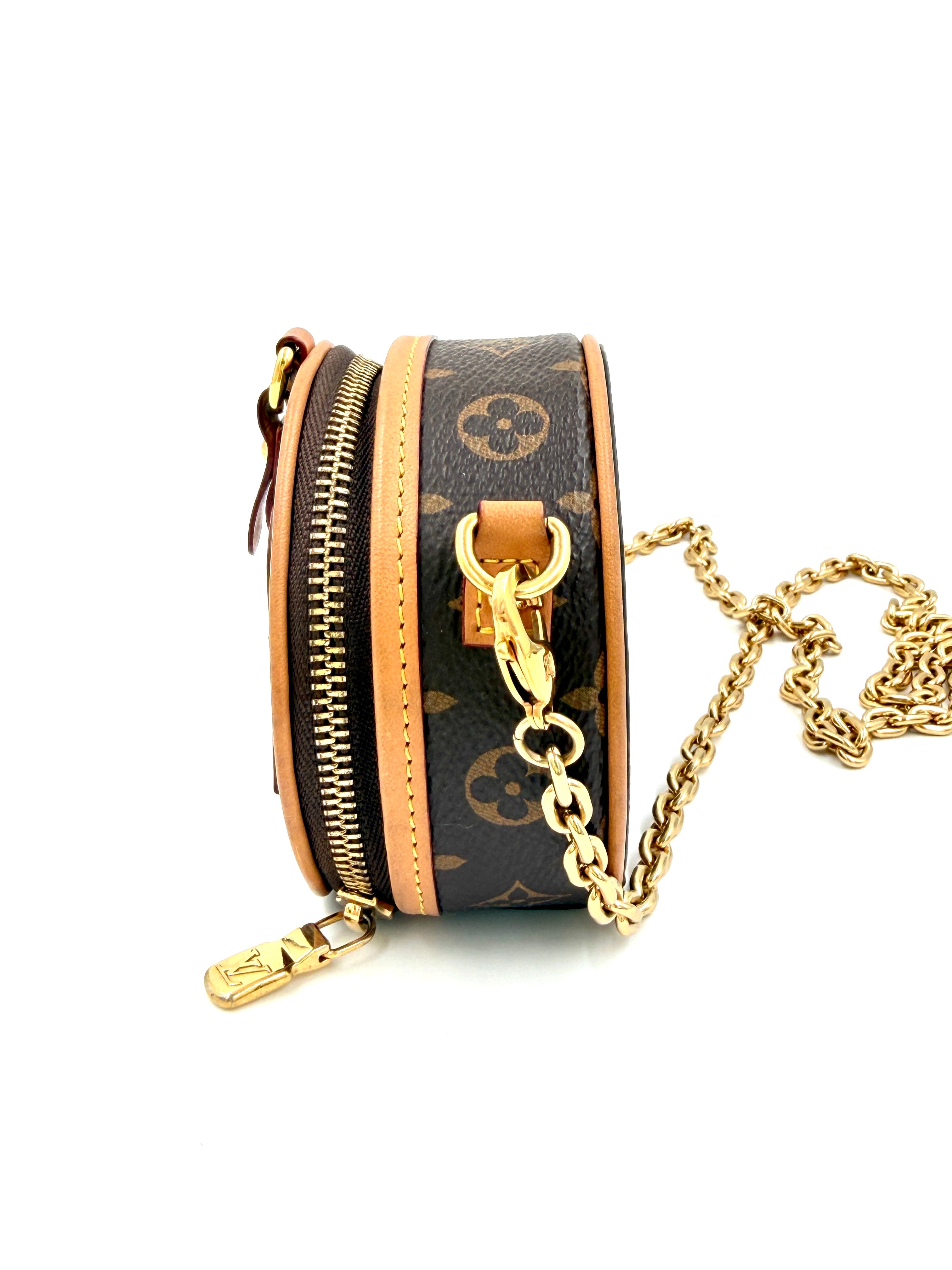 Pre-owned Louis Vuitton Monogram Canvas Mini Boite Chapeau Bag - Authenticated