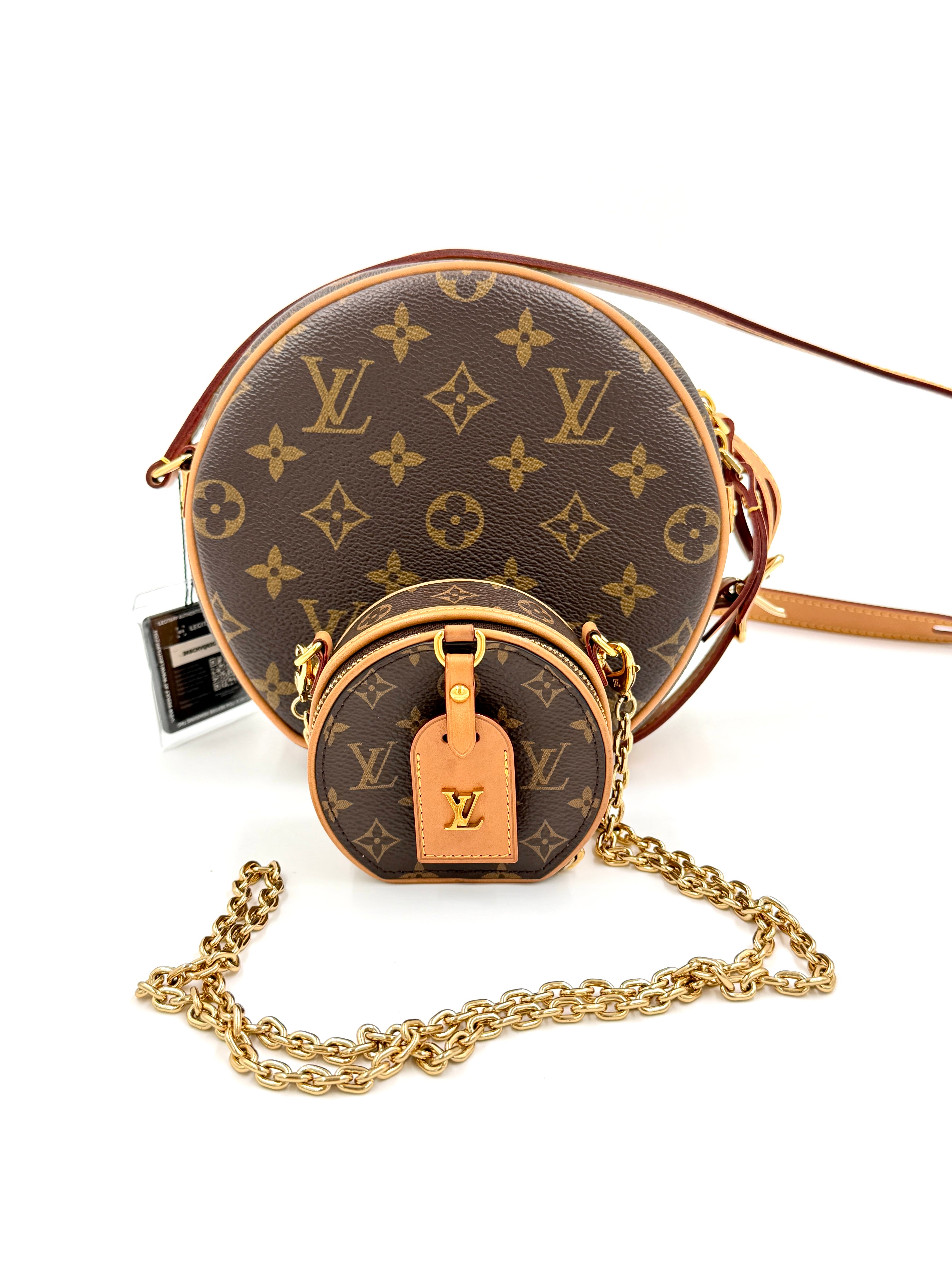 Pre-owned Louis Vuitton Monogram Canvas Mini Boite Chapeau Bag - Authenticated