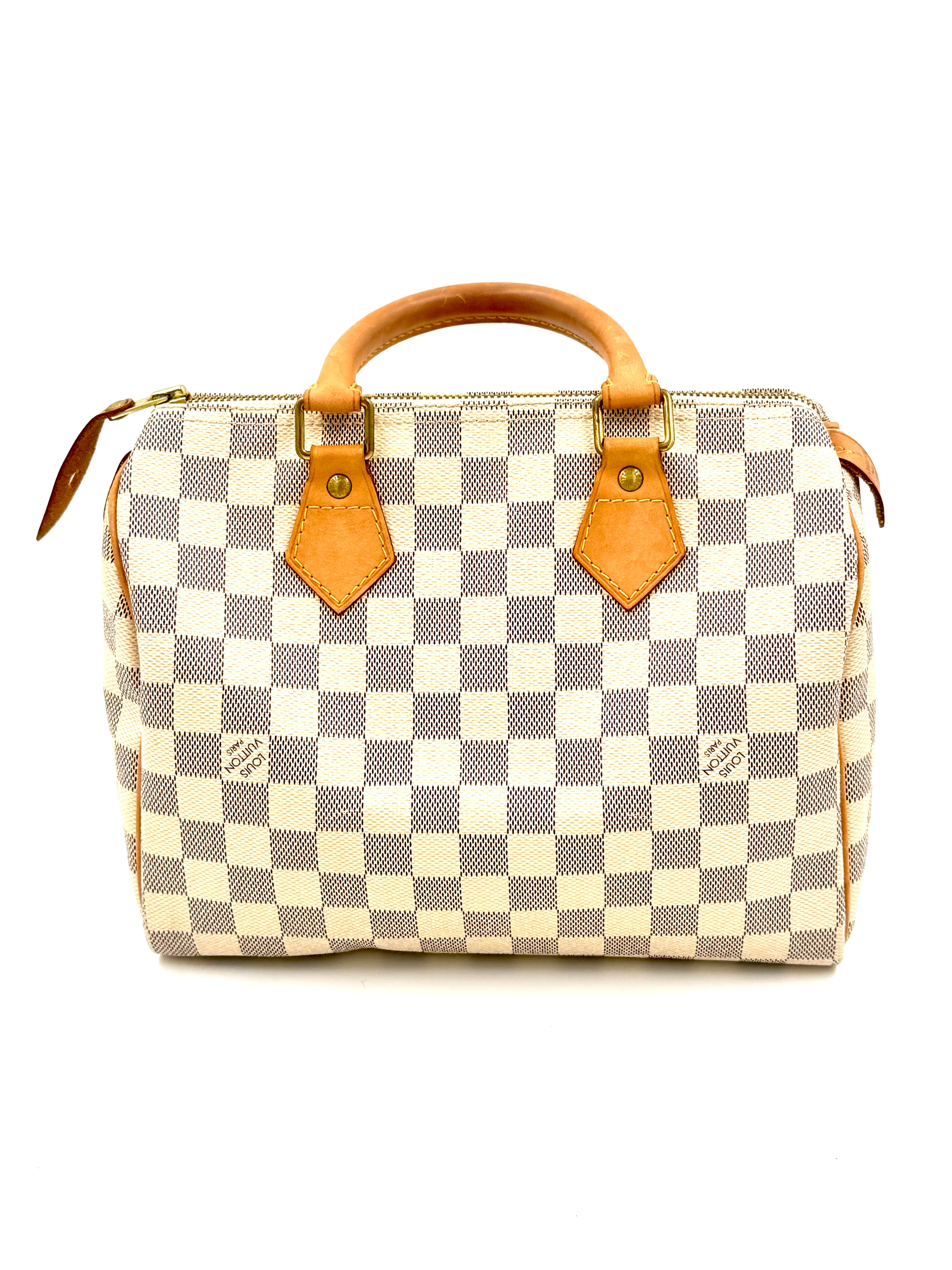 Pre-Owned Louis Vuitton Damier Azur Speedy 25 - Authenticated