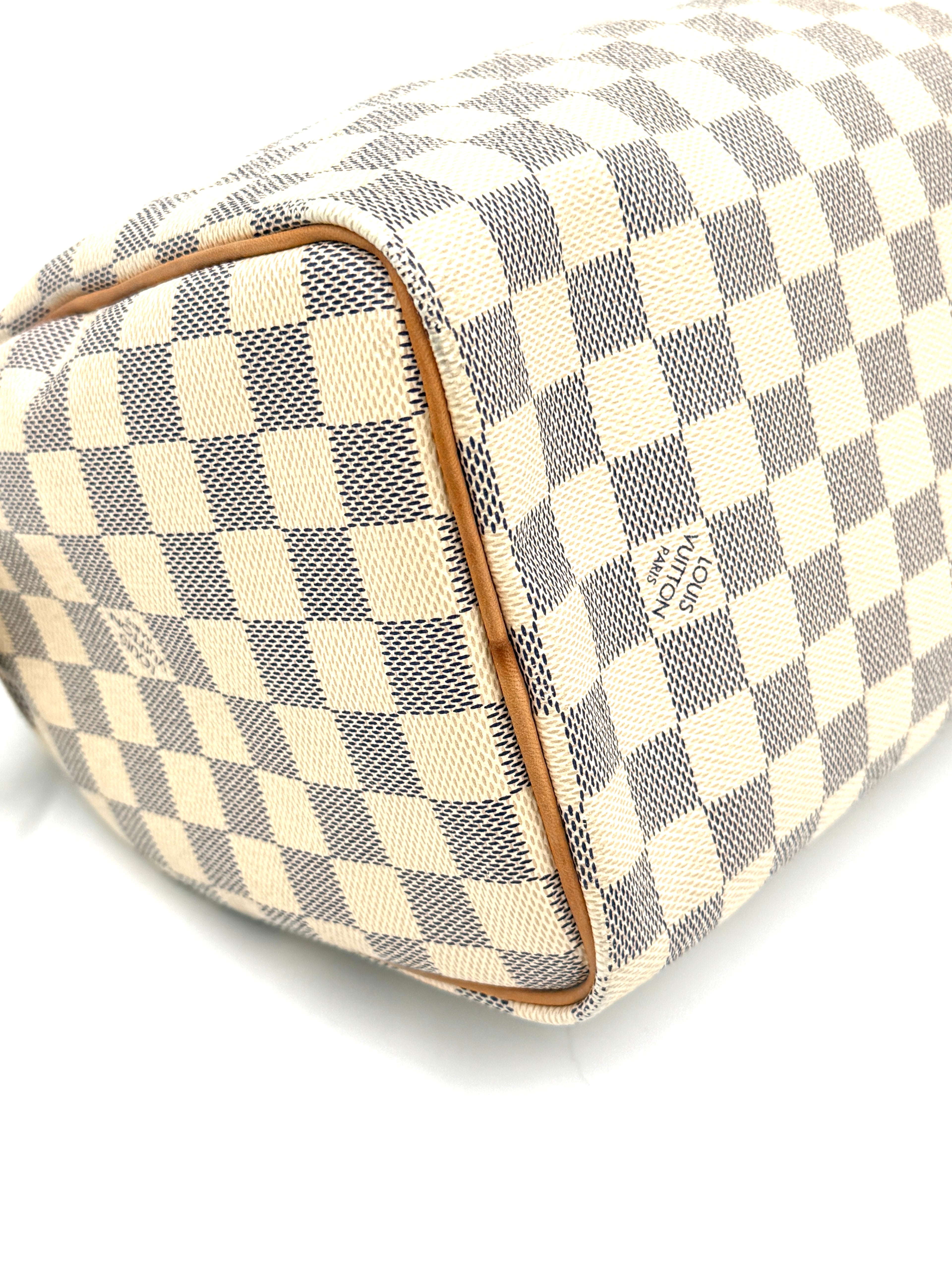 Pre-Owned Louis Vuitton Damier Azur Speedy 25 - Authenticated