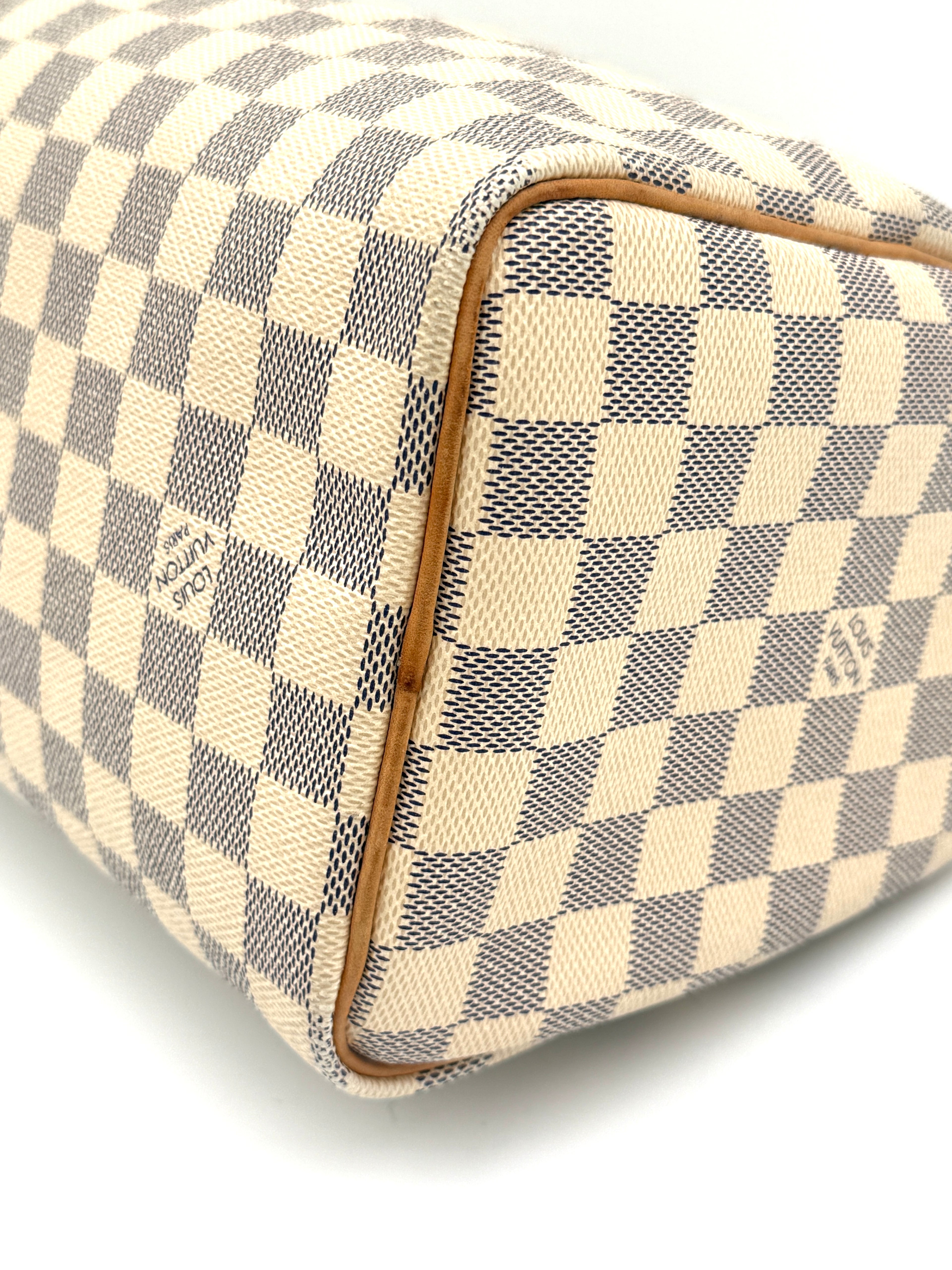Pre-Owned Louis Vuitton Damier Azur Speedy 25 - Authenticated