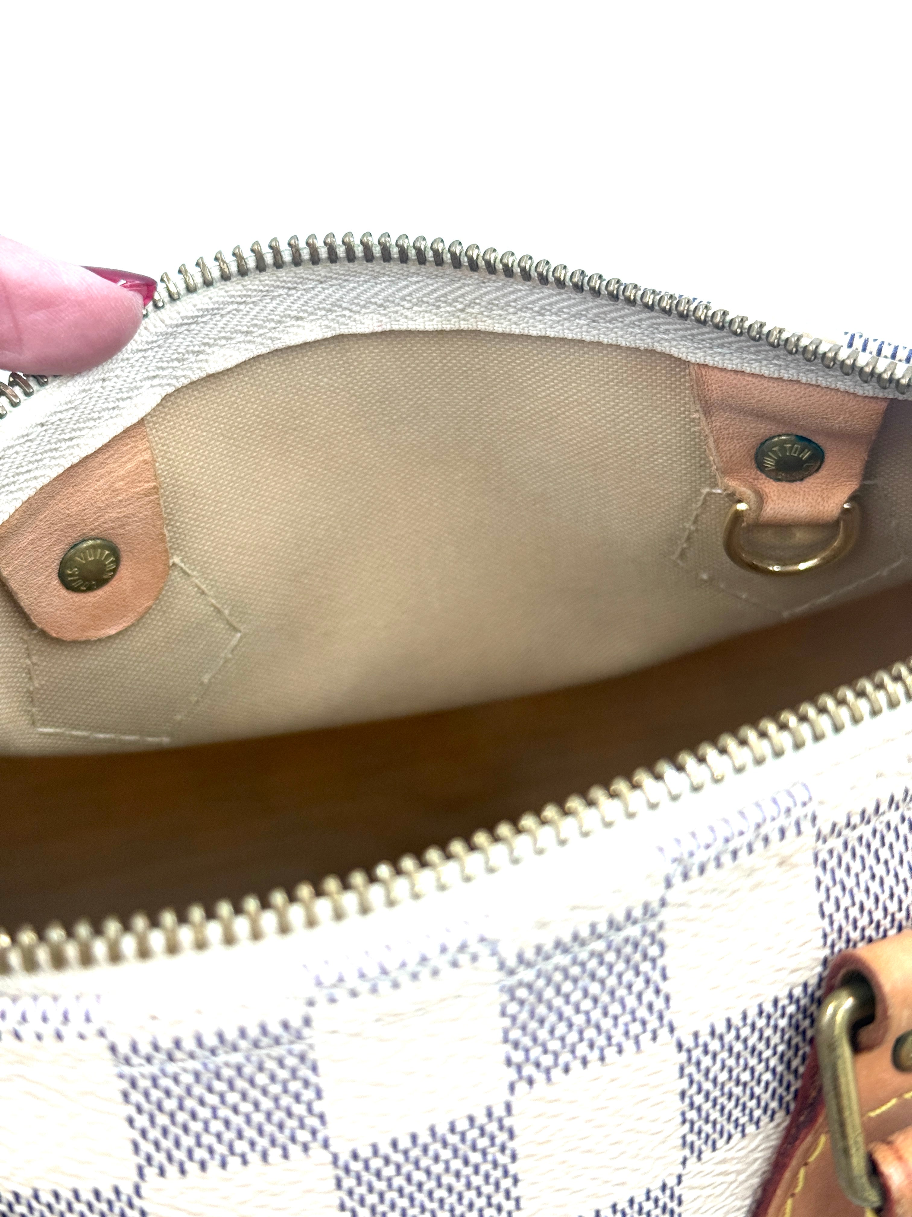 Pre-Owned Louis Vuitton Damier Azur Speedy 25 - Authenticated