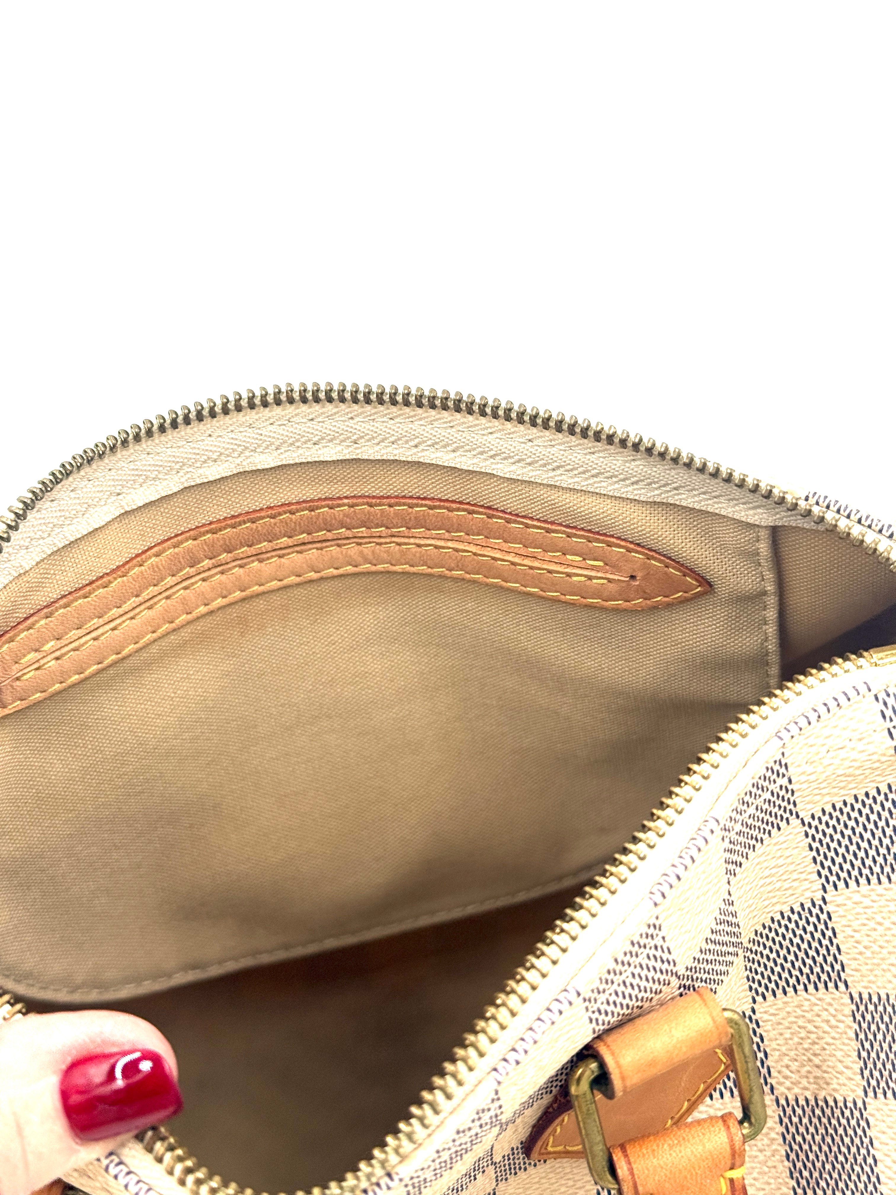 Pre-Owned Louis Vuitton Damier Azur Speedy 25 - Authenticated