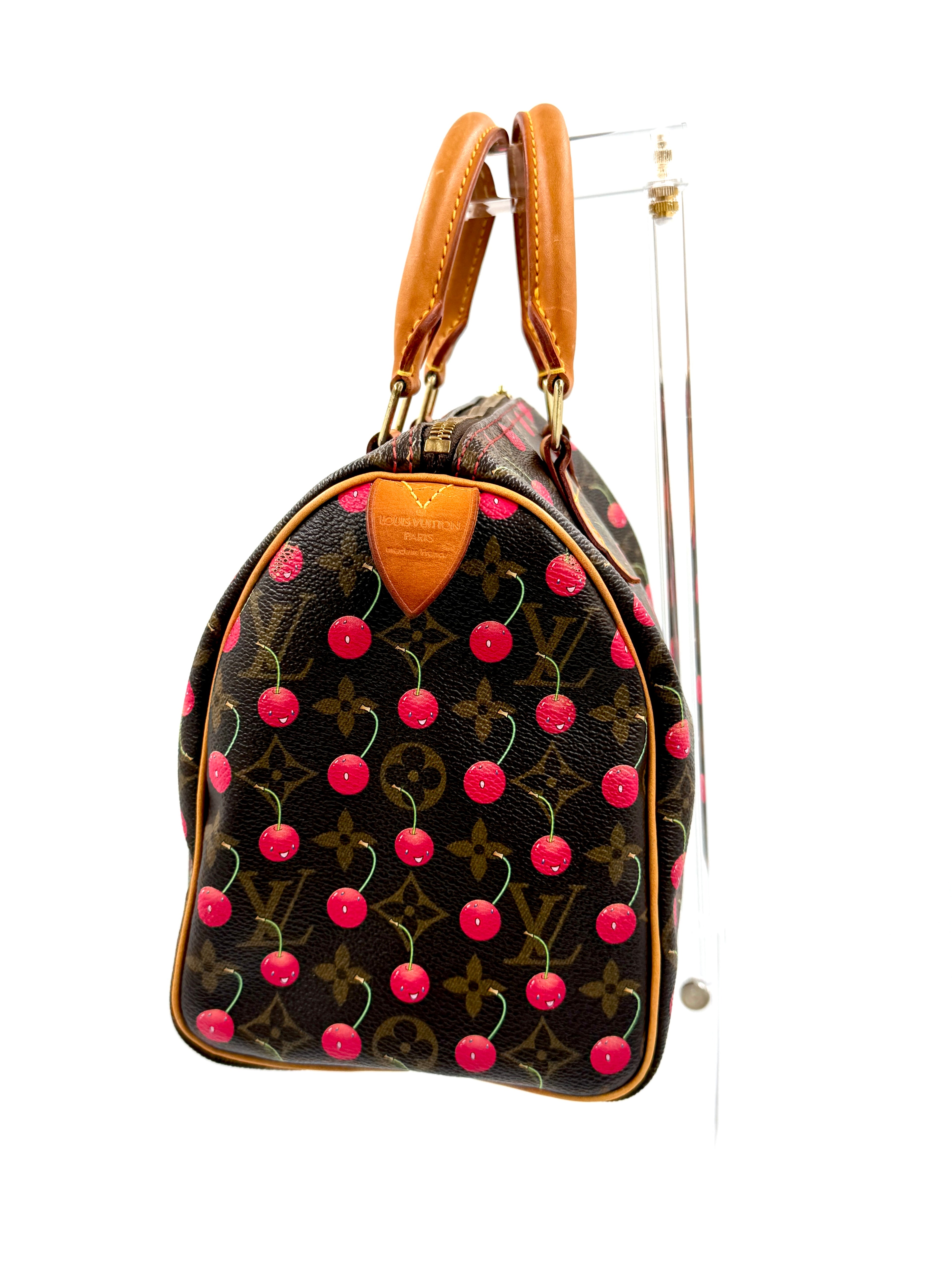 Pre-owned Louis Vuitton Speedy 25 Murakami Cherries - Authenticated