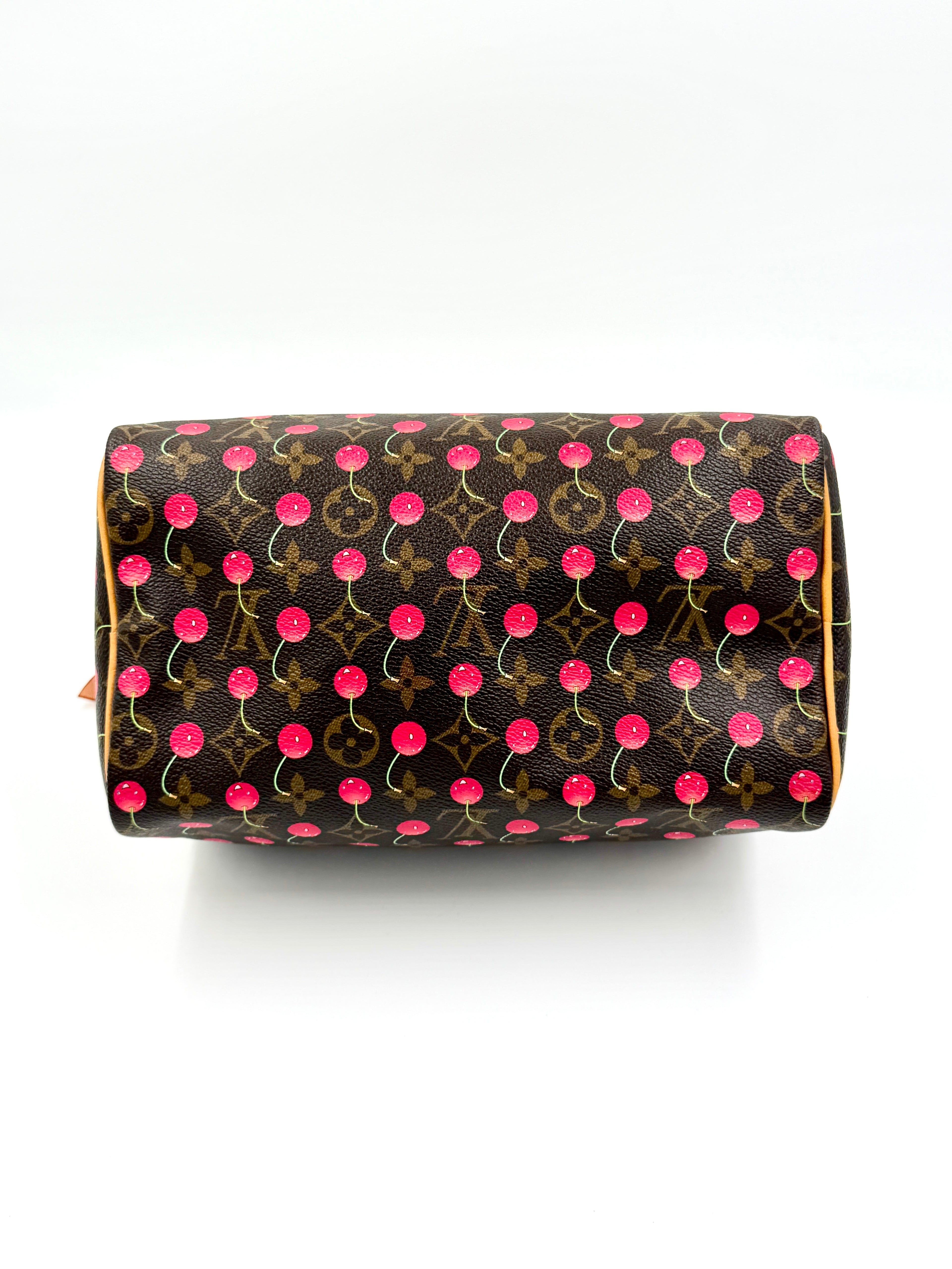Pre-owned Louis Vuitton Speedy 25 Murakami Cherries - Authenticated