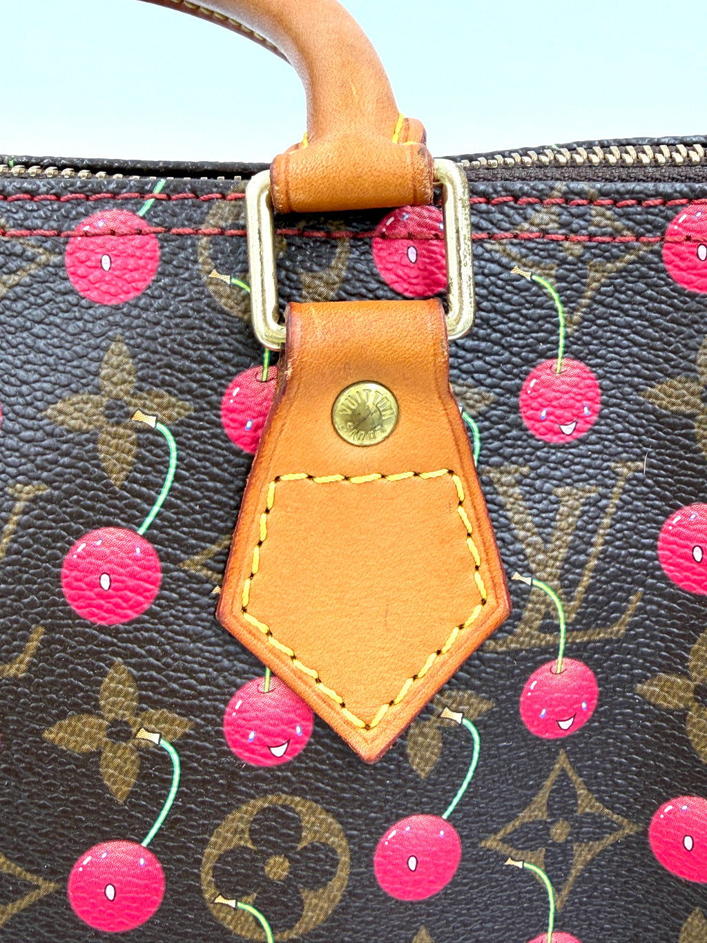 Pre-owned Louis Vuitton Speedy 25 Murakami Cherries - Authenticated