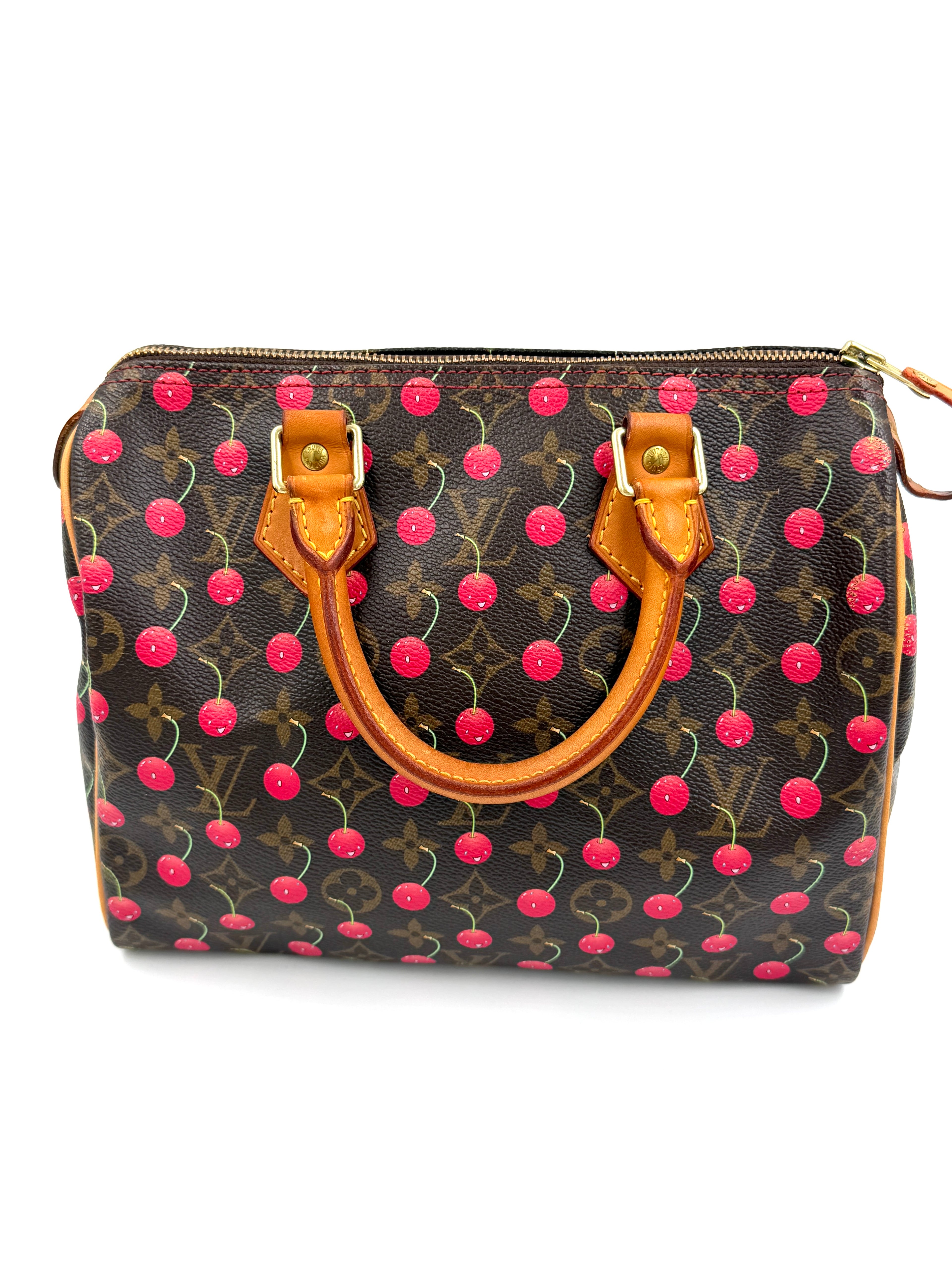 Pre-owned Louis Vuitton Speedy 25 Murakami Cherries - Authenticated