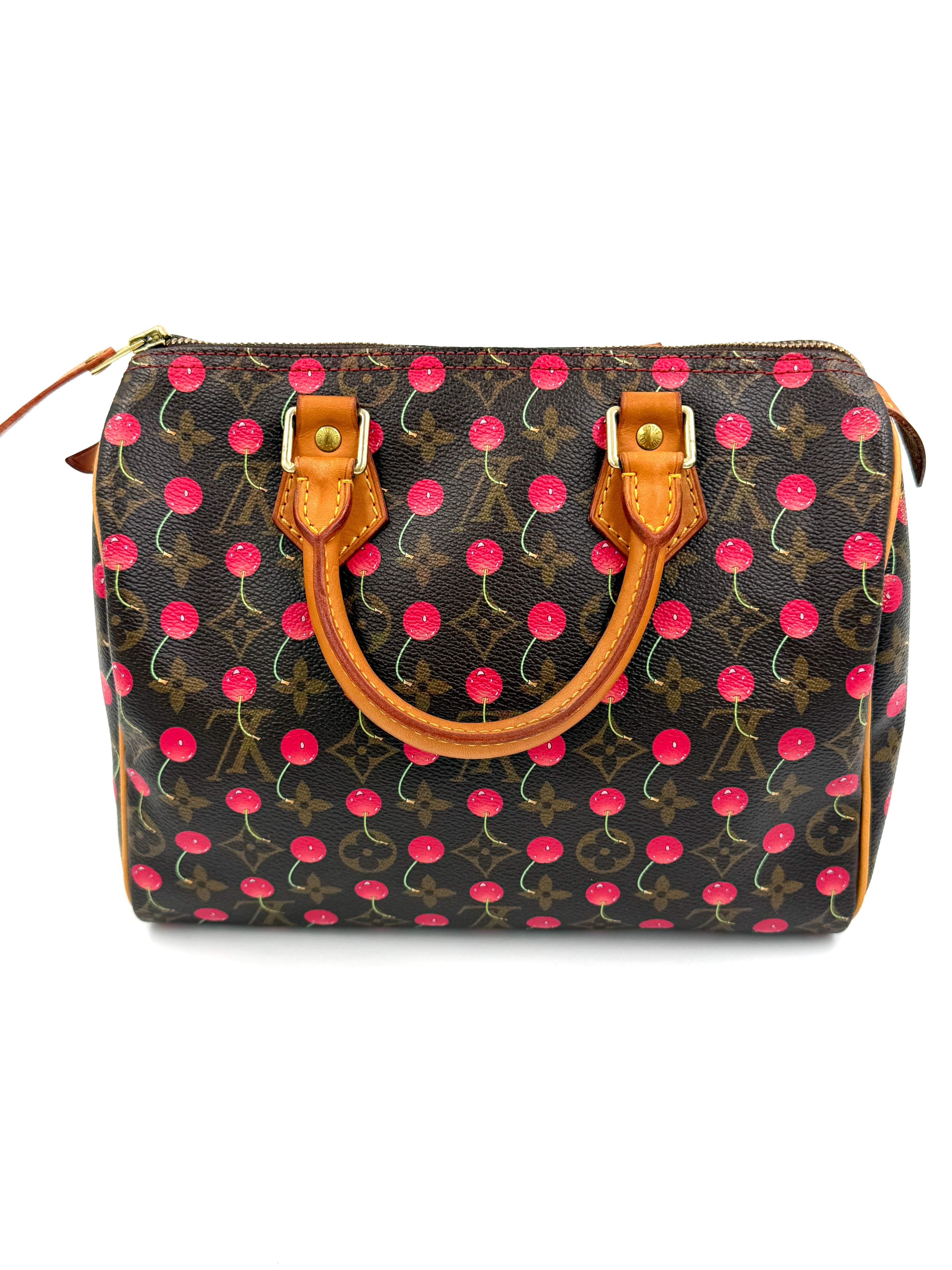 Pre-owned Louis Vuitton Speedy 25 Murakami Cherries - Authenticated