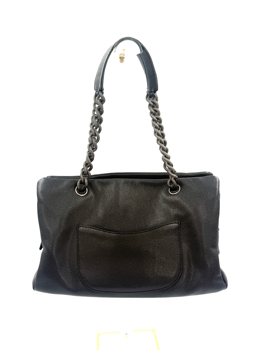 Pre-Owned Chanel 31 Tote Charcoal Caviar Leather Medium - Authenticated