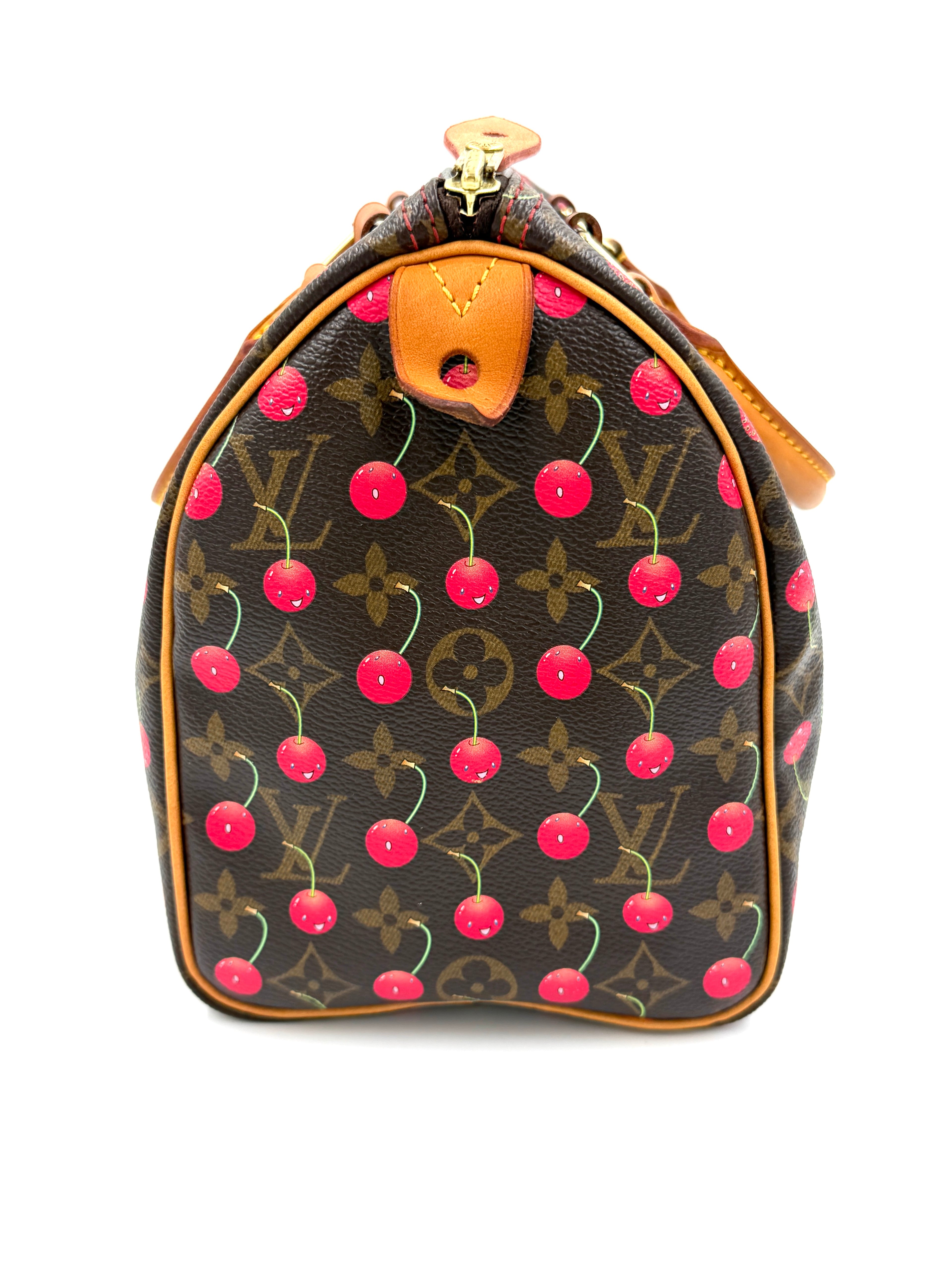 Pre-owned Louis Vuitton Speedy 25 Murakami Cherries - Authenticated