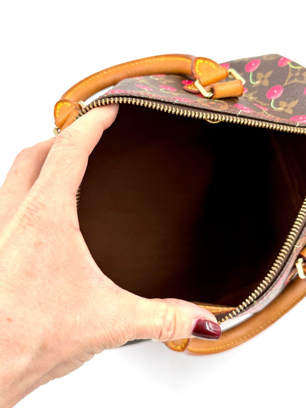 Pre-owned Louis Vuitton Speedy 25 Murakami Cherries - Authenticated