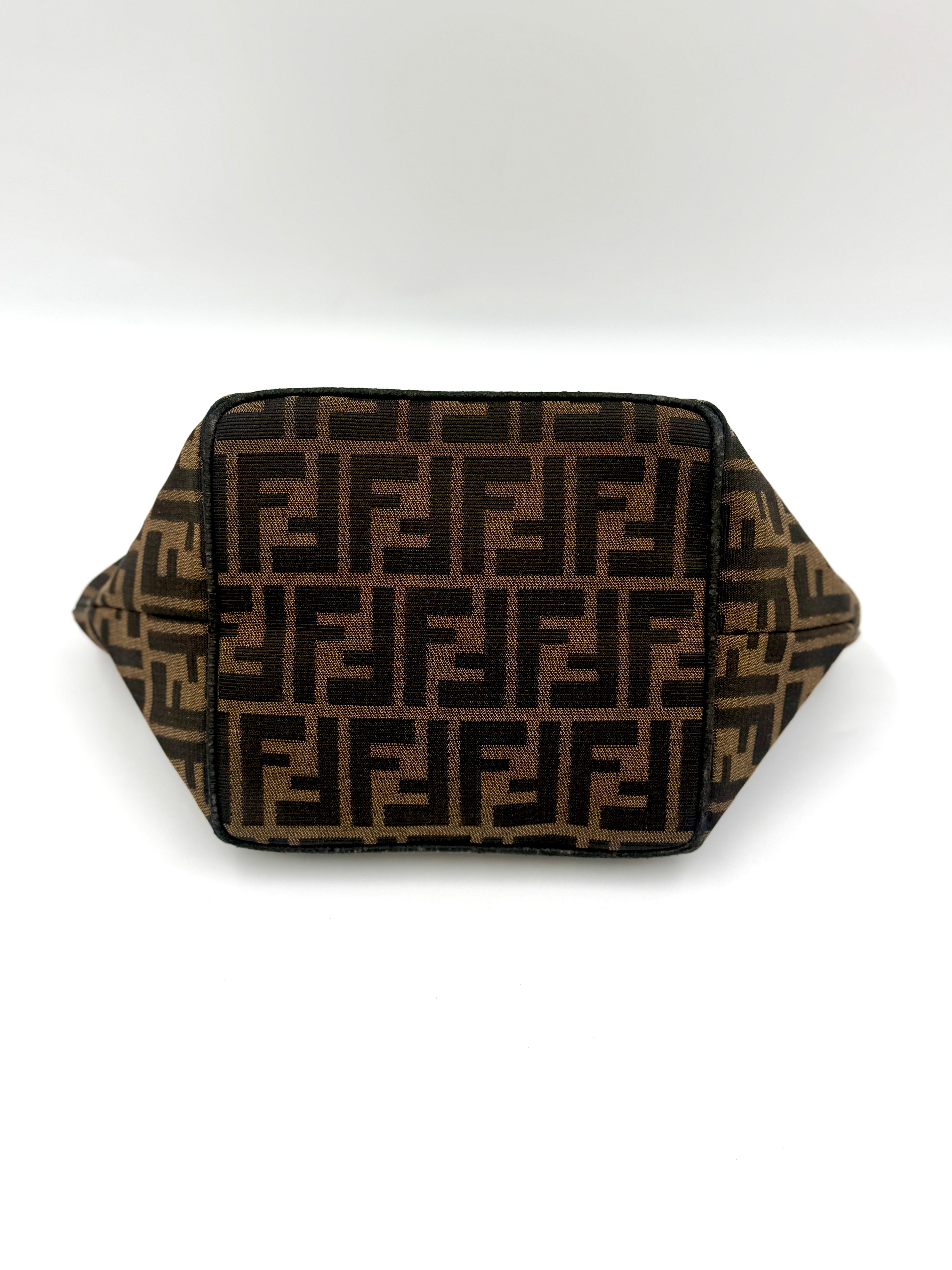 Pre-Owned Fendi Zucca Canvas Zip Tote - Authenticated