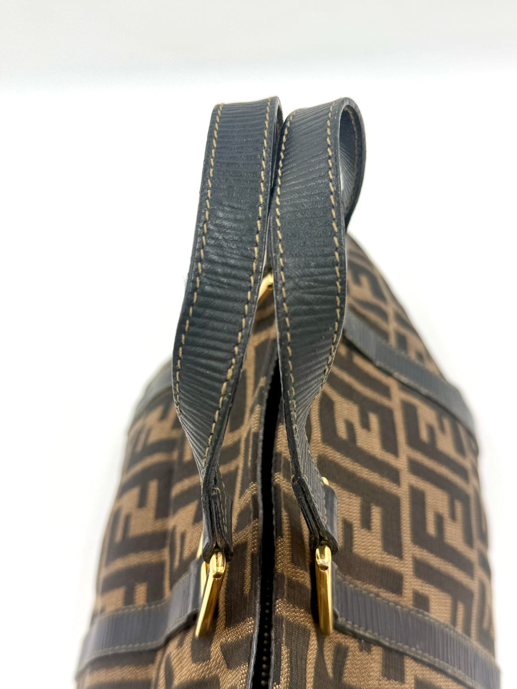 Pre-Owned Fendi Zucca Canvas Zip Tote - Authenticated