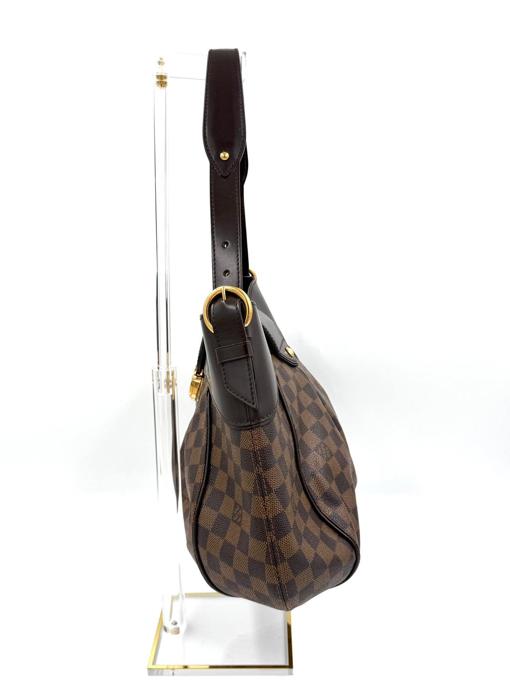 Pre-owned Louis Vuitton Sistina MM Damier Ebene Hobo Bag - Authenticated